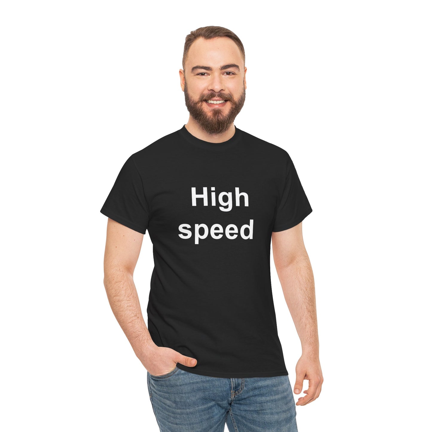 High speed Unisex Heavy Cotton Tee