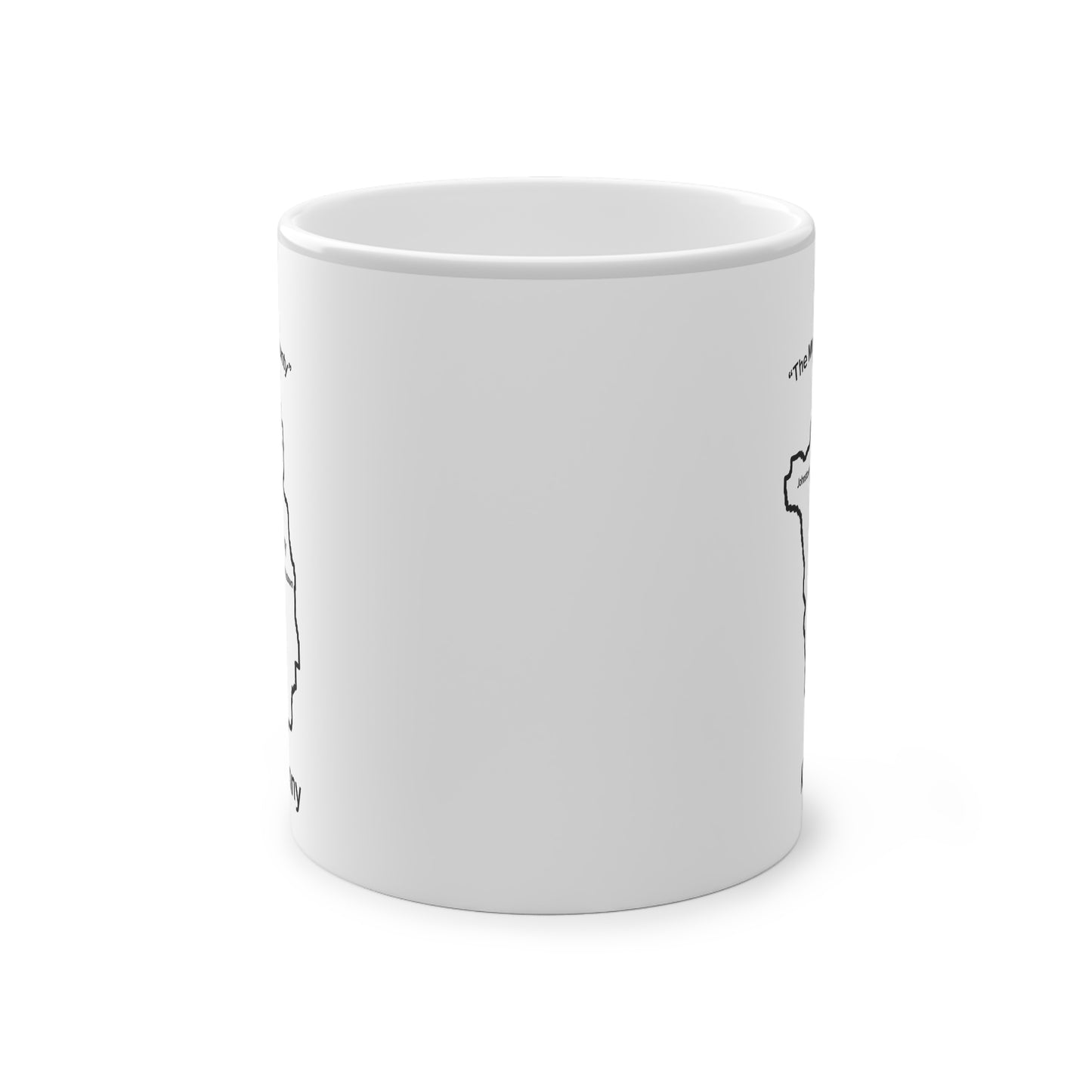 Kilkenny Magic Mug: Color - Changing Coffee Cup with Artistic Map Design
