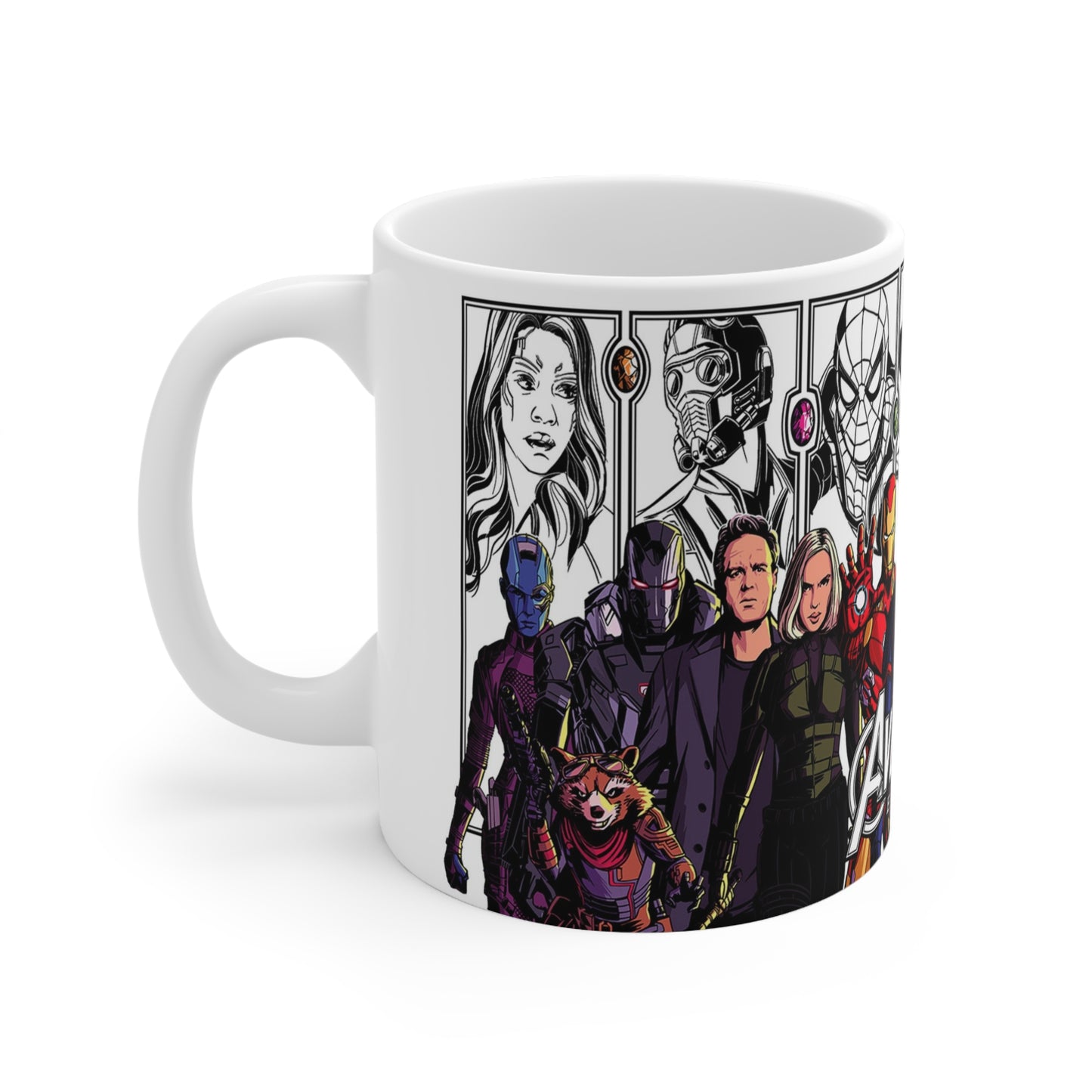 Avengers Endgame Ceramic Coffee Mugs | Superhero Collectible 11oz & 15oz