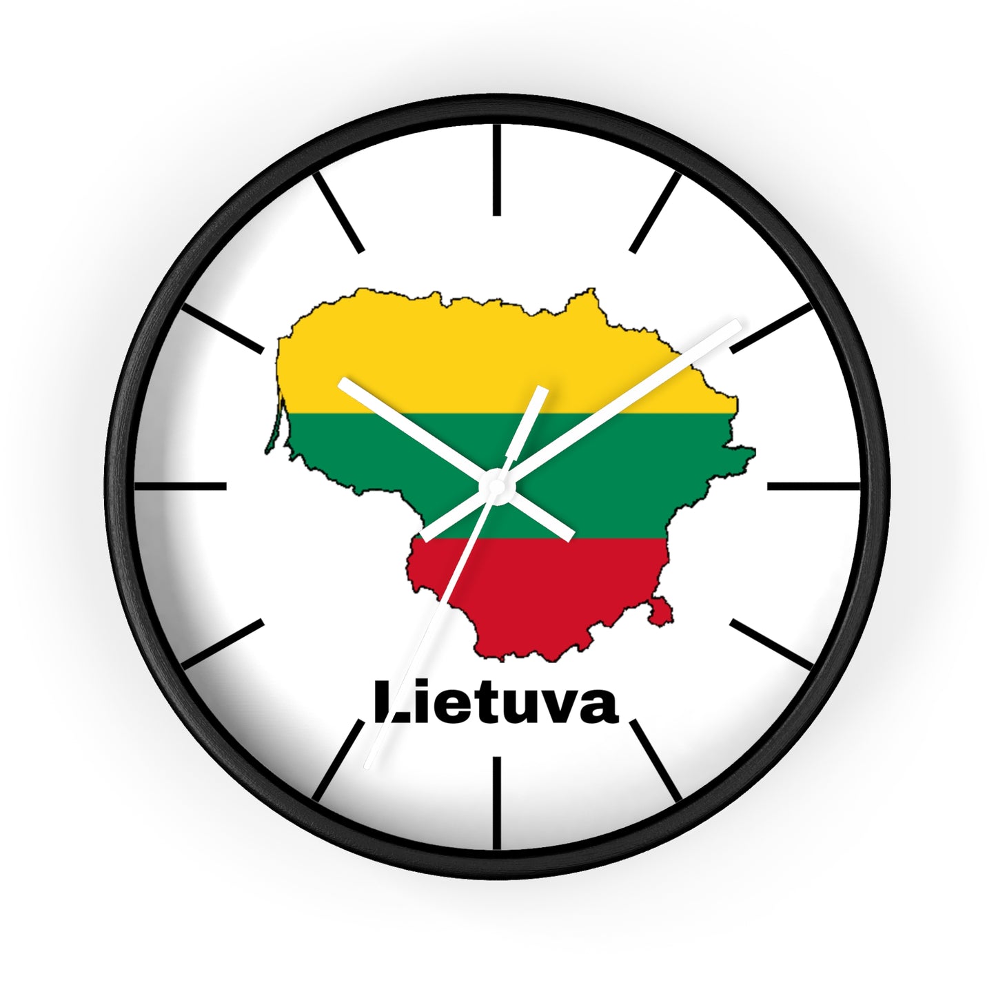 Lithuania Map Wall Clock - Vibrant Decor for Home or Office