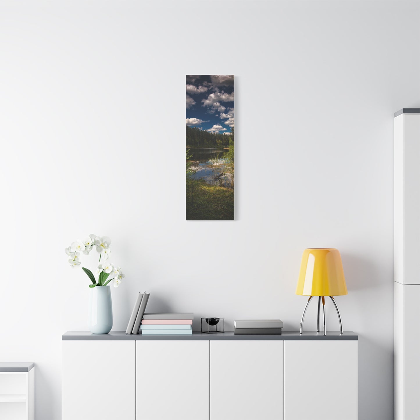 Vilnius Lake, Lithuania Matte Canvas, Stretched, 1.25"