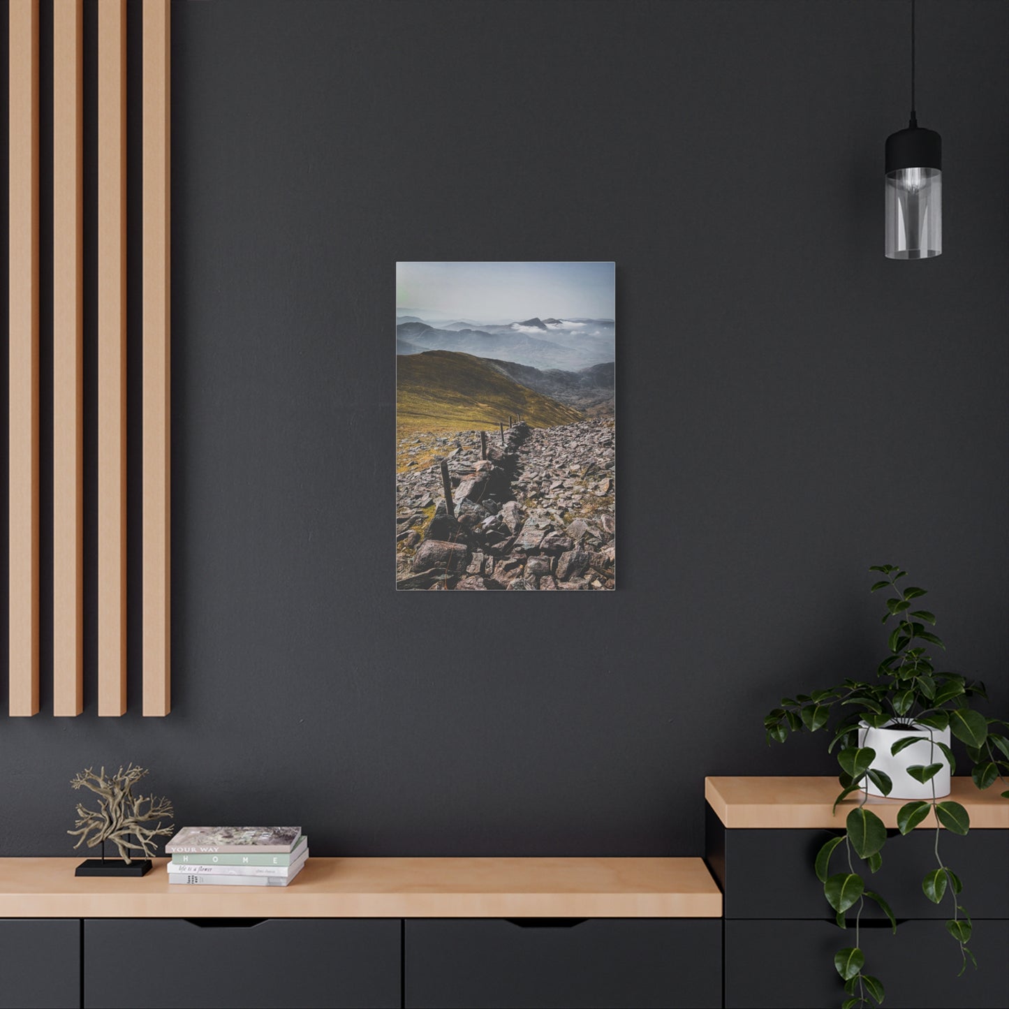 Wall in Mountains Matte Canvas, Stretched, 1.25"