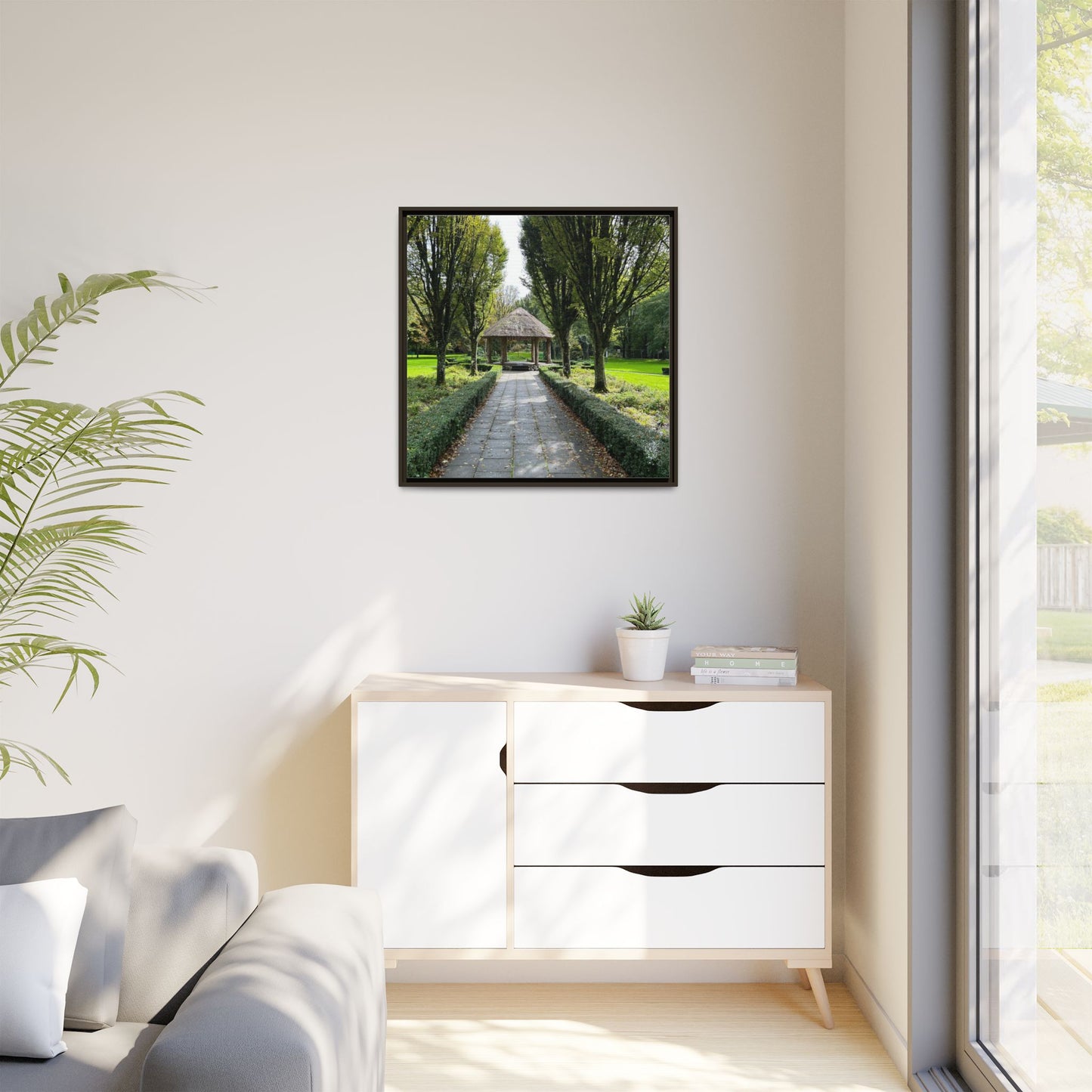 Adare Matte Canvas, Framed (Multi-color)