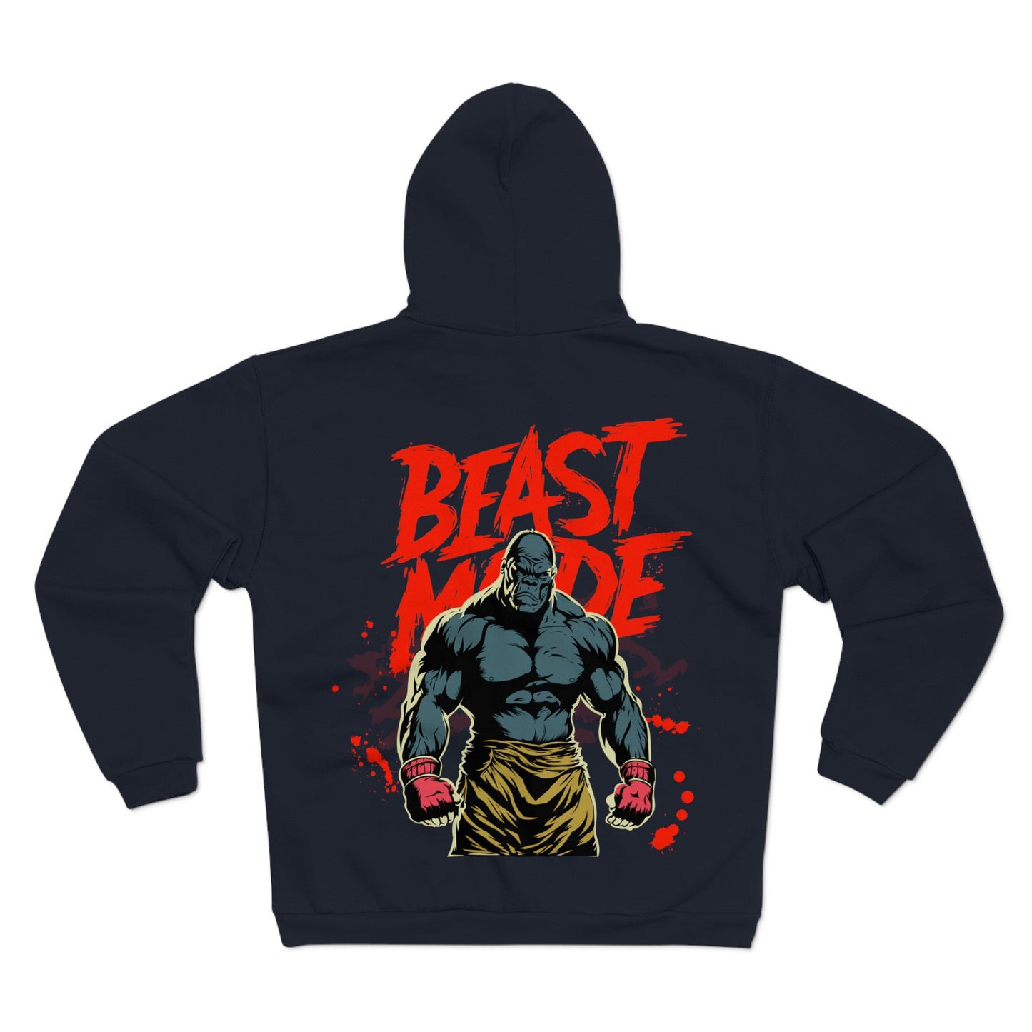 Beast Mode Unisex Zip Hoodie - Perfect for Fitness Lovers | Gym Apparel