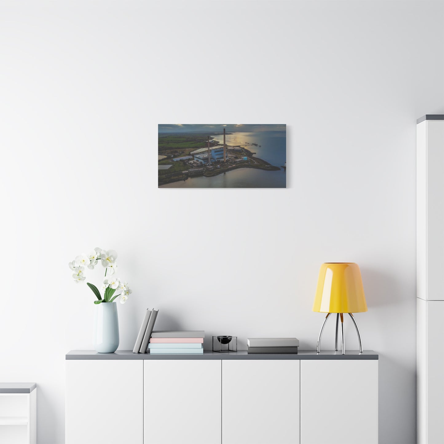 Tarbert Power Station Matte Canvas, Stretched, 1.25"