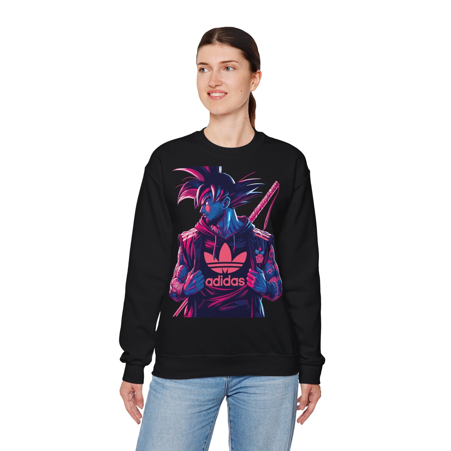 Retro Anime Inspired Unisex Crewneck Sweatshirt