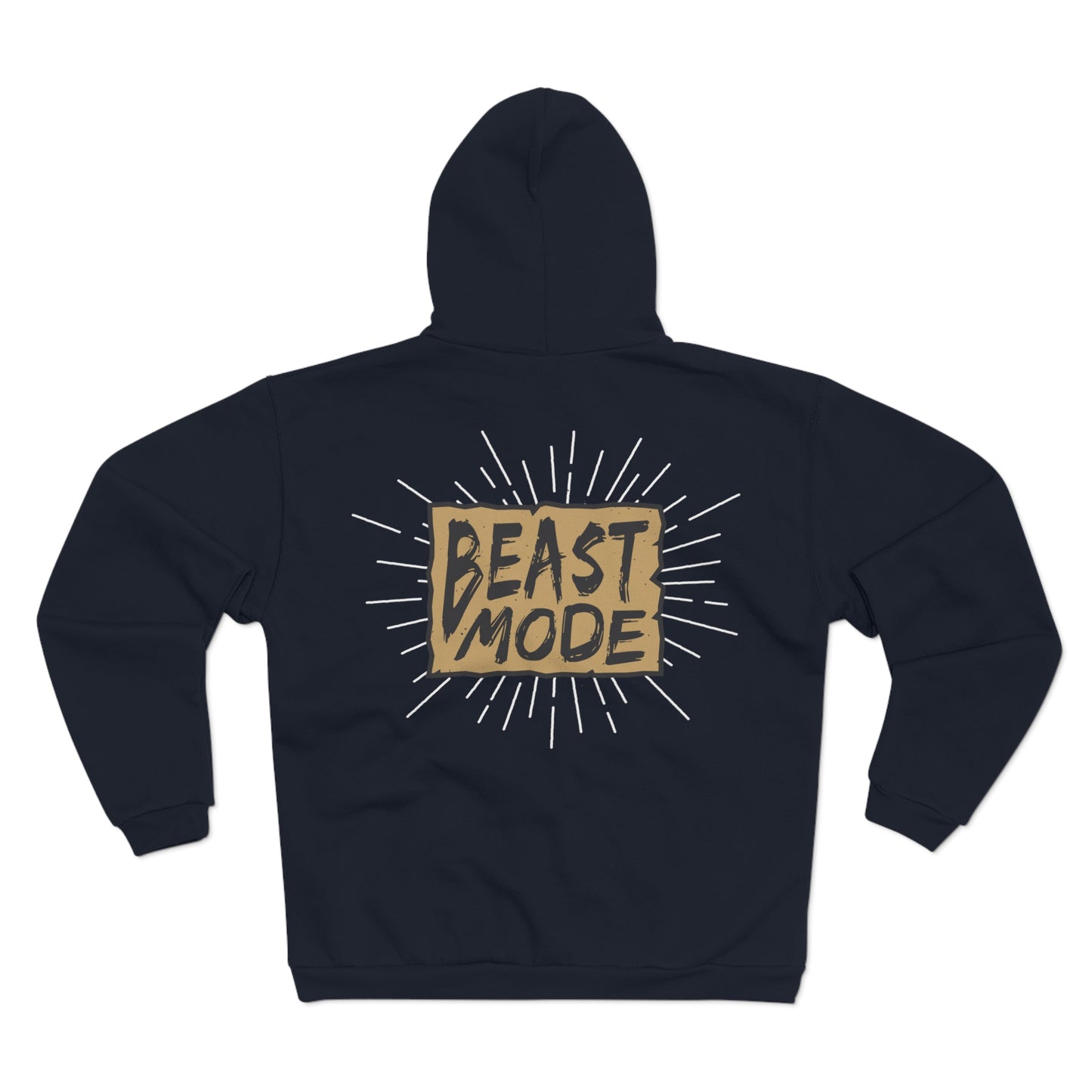 Beast Mode Unisex Hooded Zip Sweatshirt - Comfort & Style for Active Souls