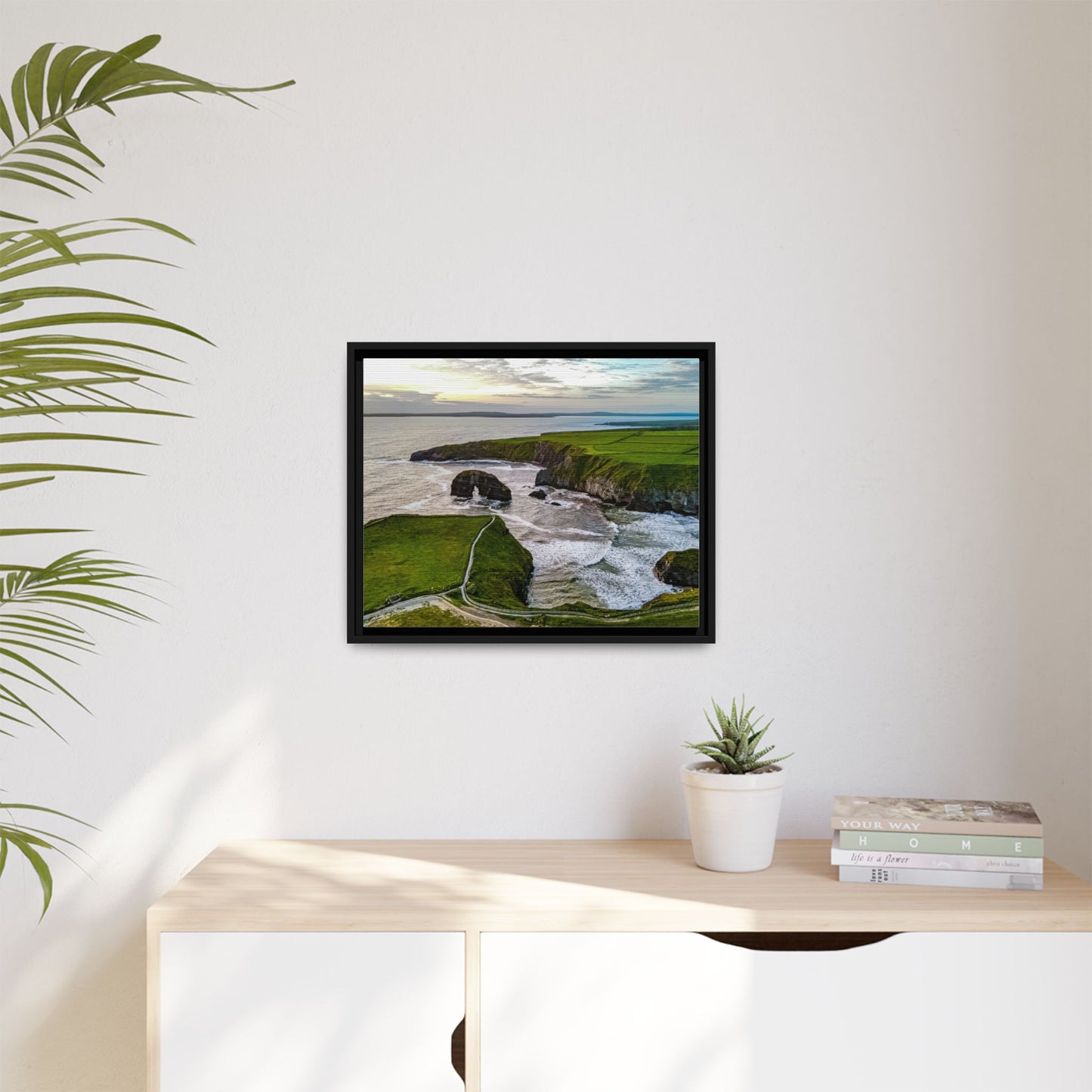 Virgin Rock Matte Canvas, Framed (Multi-color)