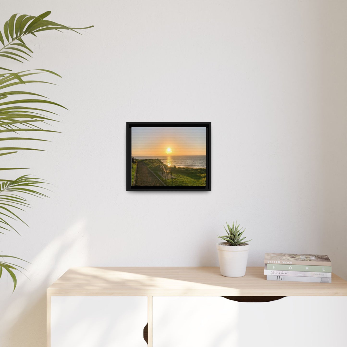 Sunset in Ballybunion 2 Matte Canvas, Framed (Multi-color)