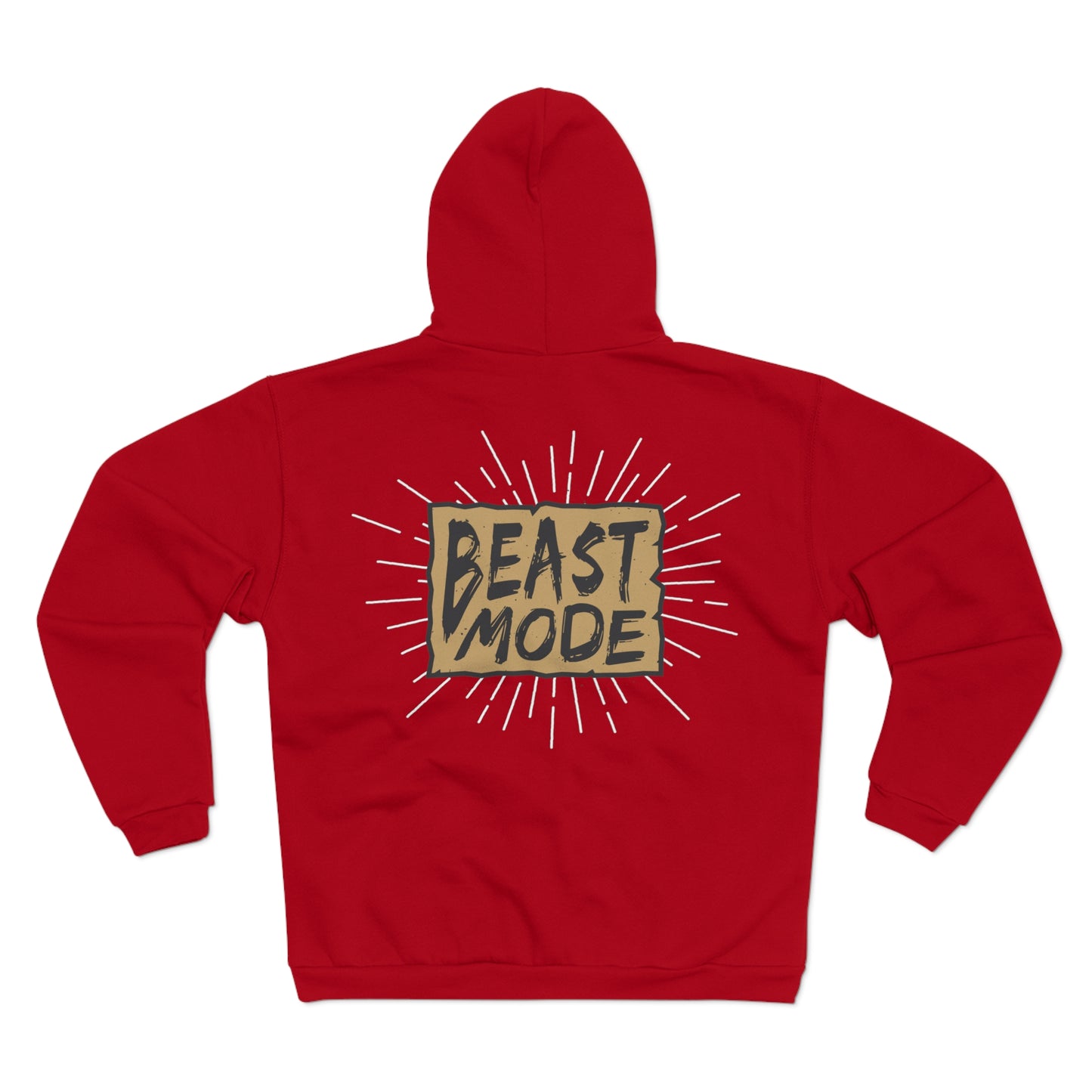 Beast Mode Unisex Hooded Zip Sweatshirt - Comfort & Style for Active Souls