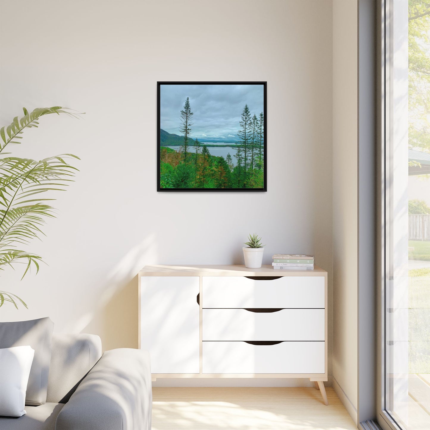 Torc Mountain Trail 2 Matte Canvas, Framed (Multi-color)