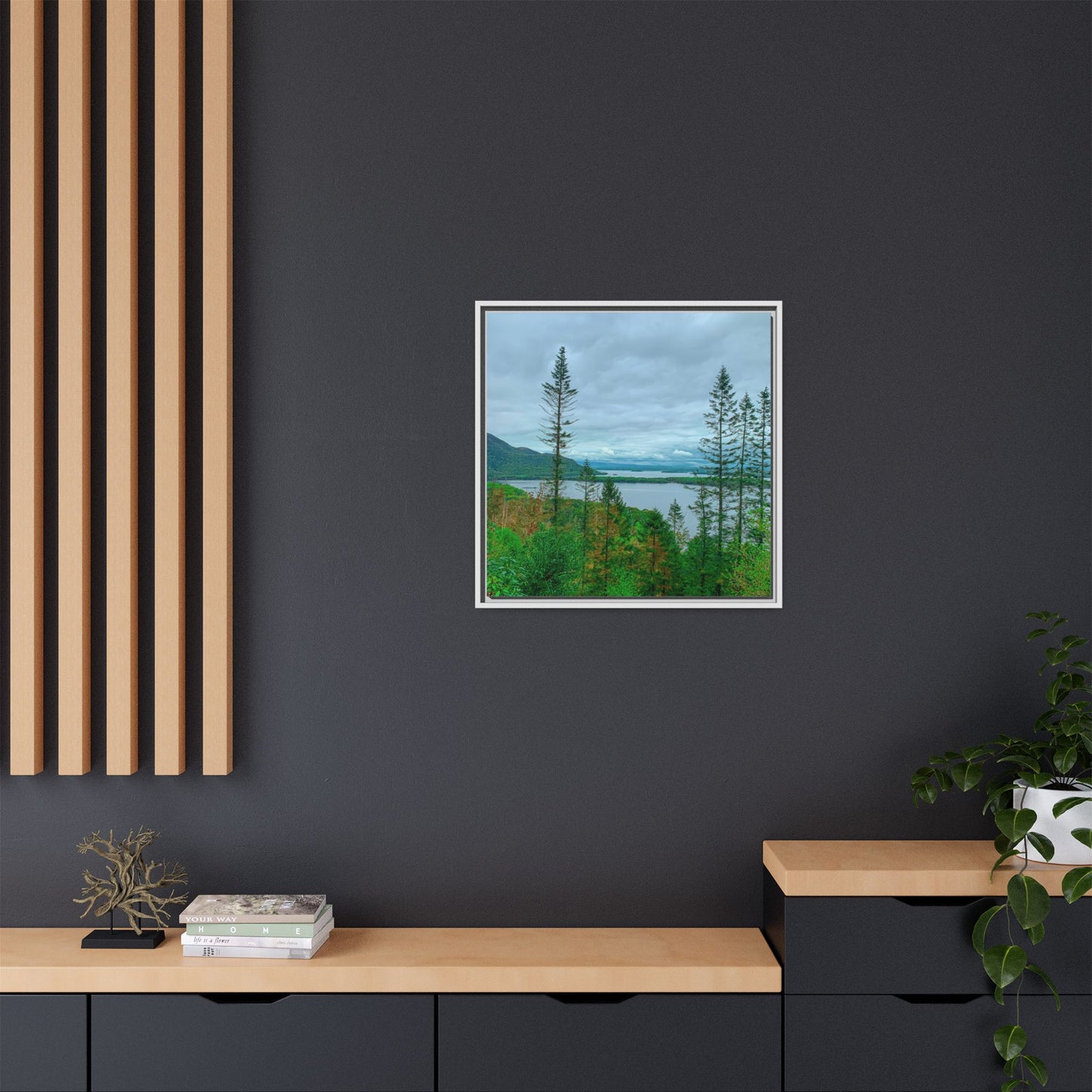 Torc Mountain Trail 2 Matte Canvas, Framed (Multi-color)