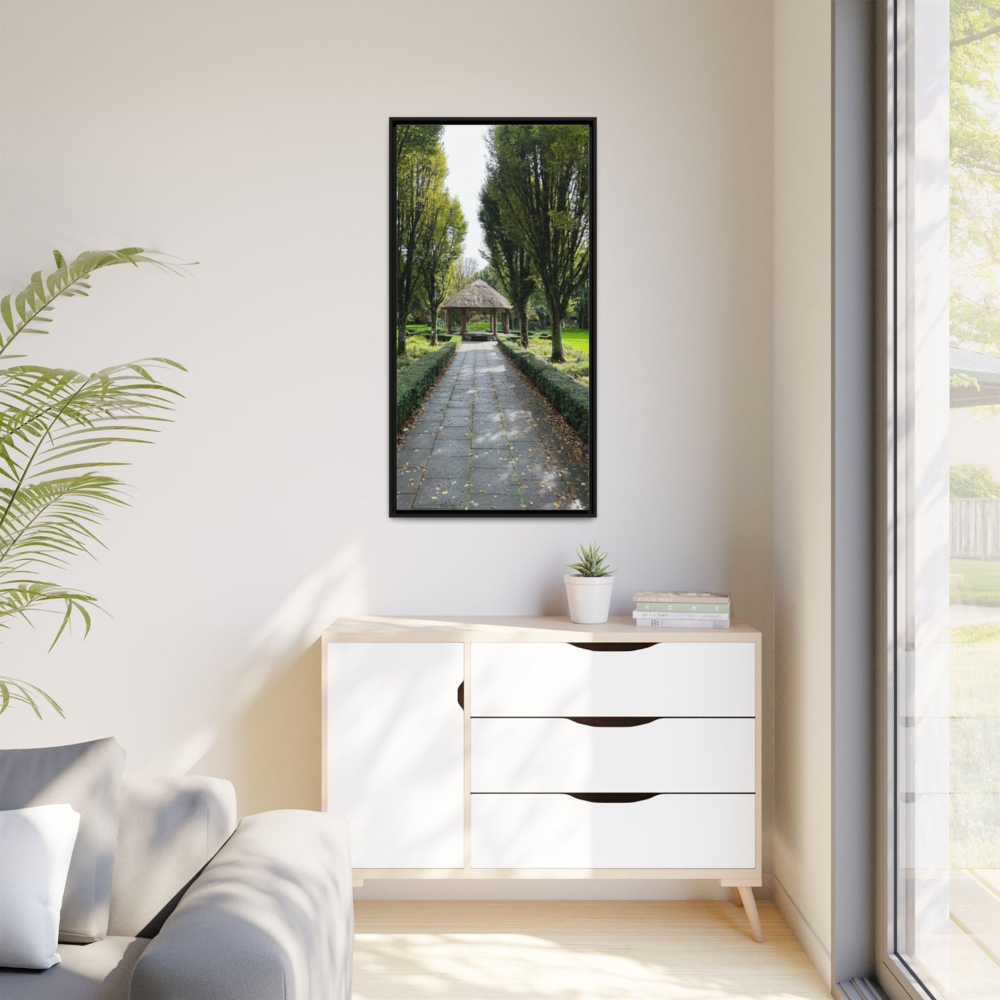 Adare Matte Canvas, Framed (Multi-color)