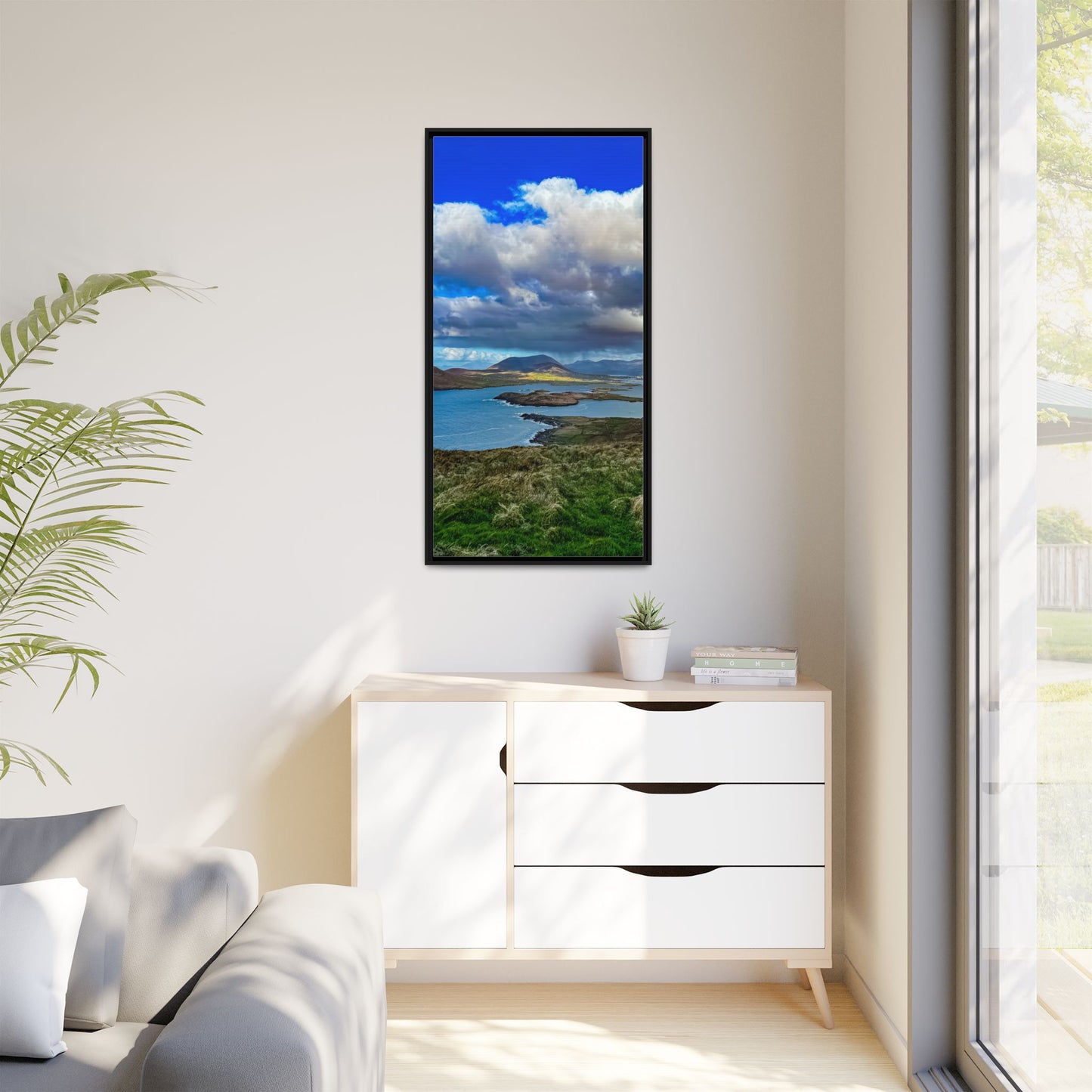 Unknown Mountain Matte Canvas, Framed (Multi-color)