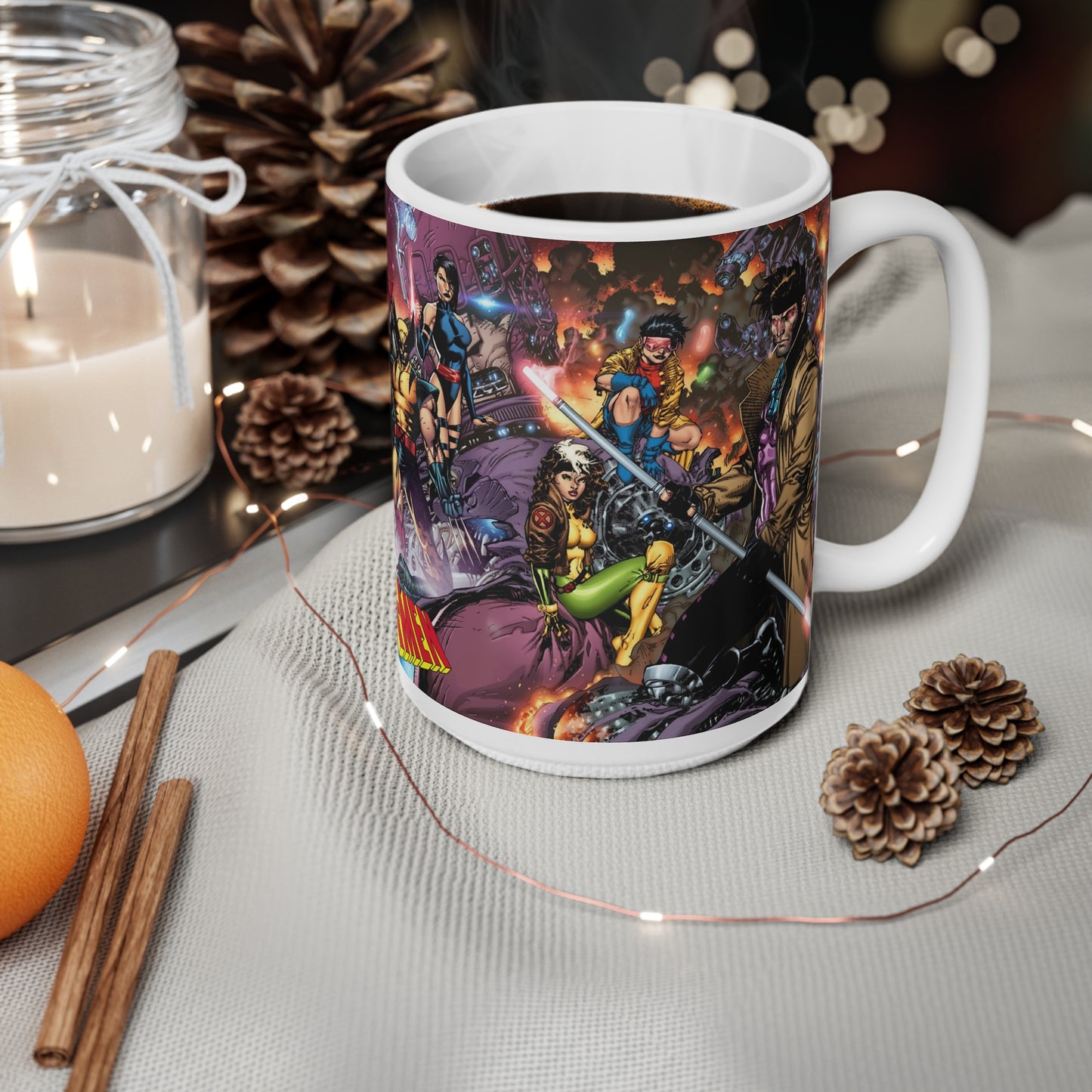 X-Men Comic Hero Ceramic Coffee Cups - 11oz & 15oz Mugs for Superhero Fans