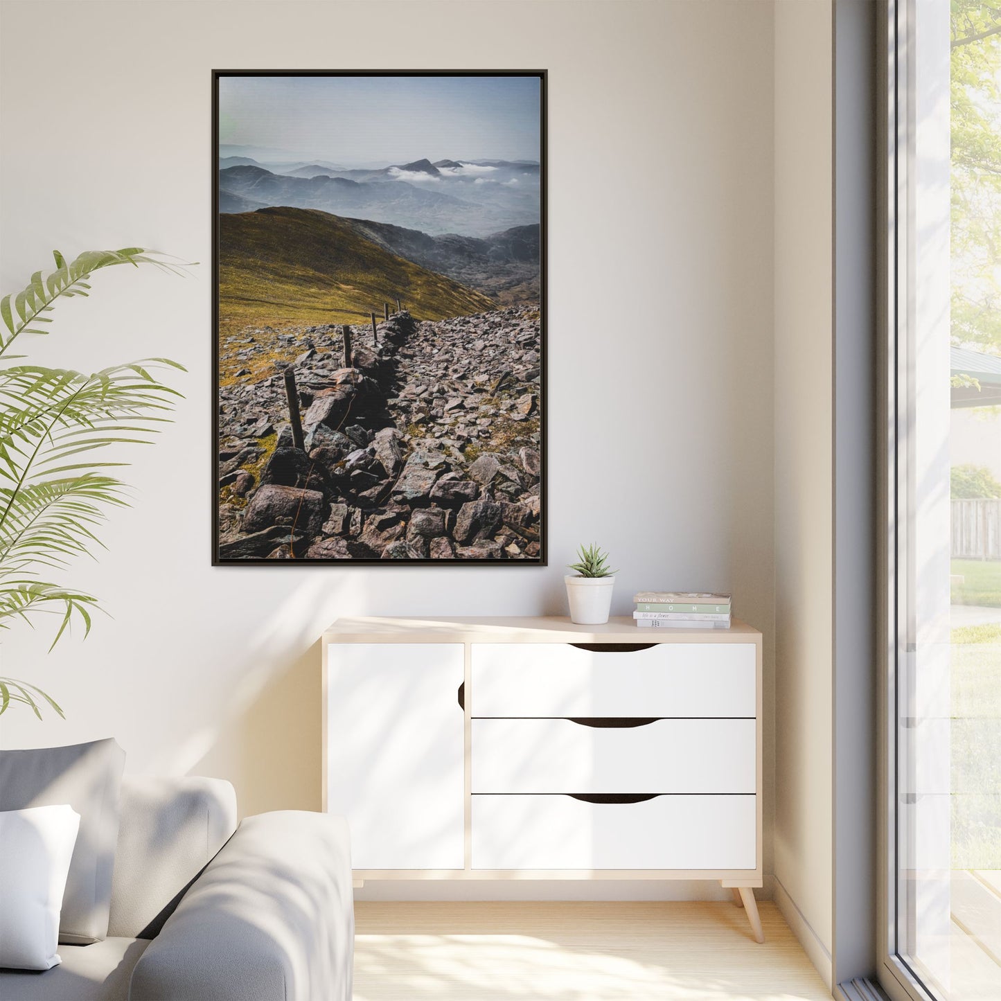 Wall Matte Canvas, Framed (Multi-color)