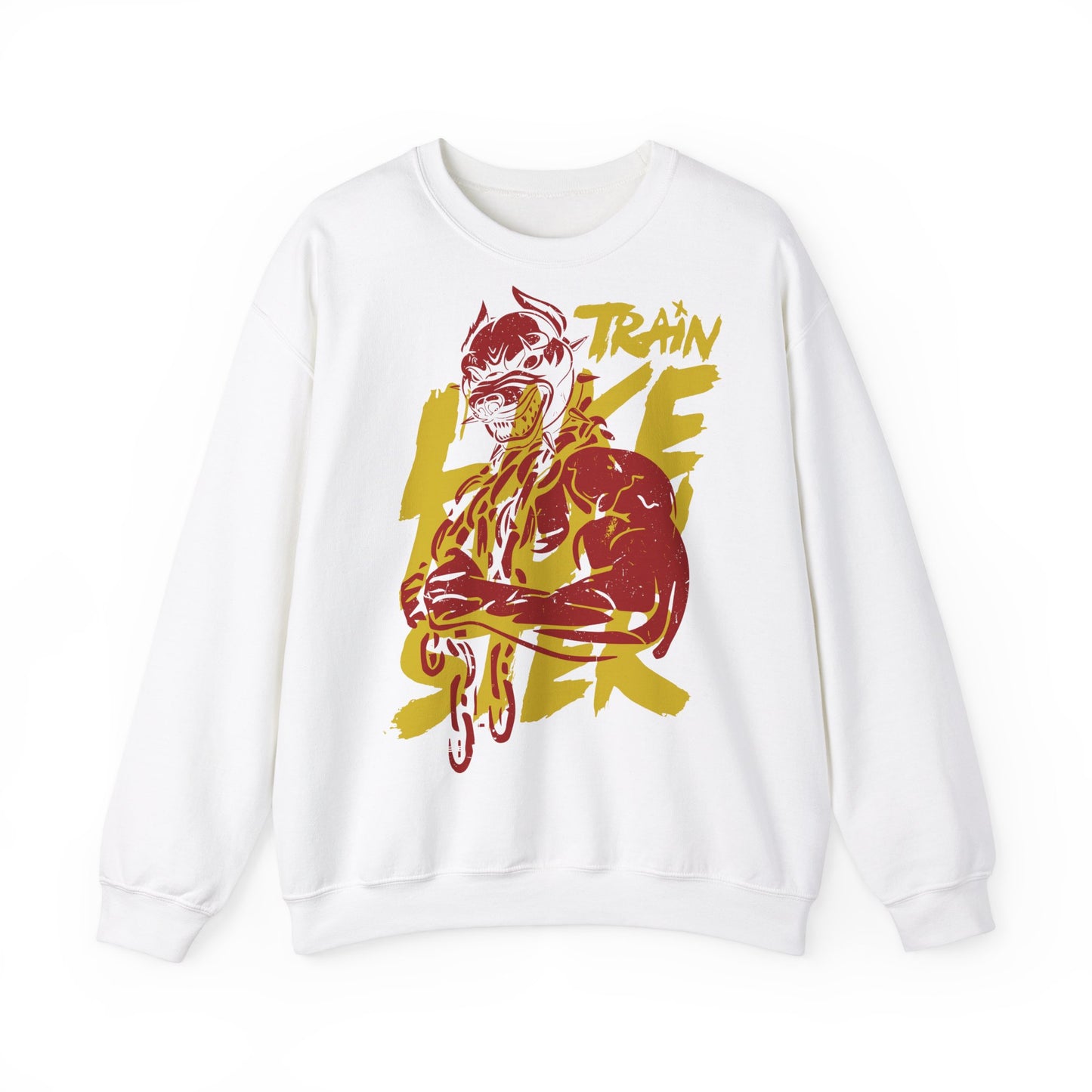 "Train Like a Beast" Unisex Heavy Blend™ Crewneck Sweatshirt - Motivational Gym Apparel