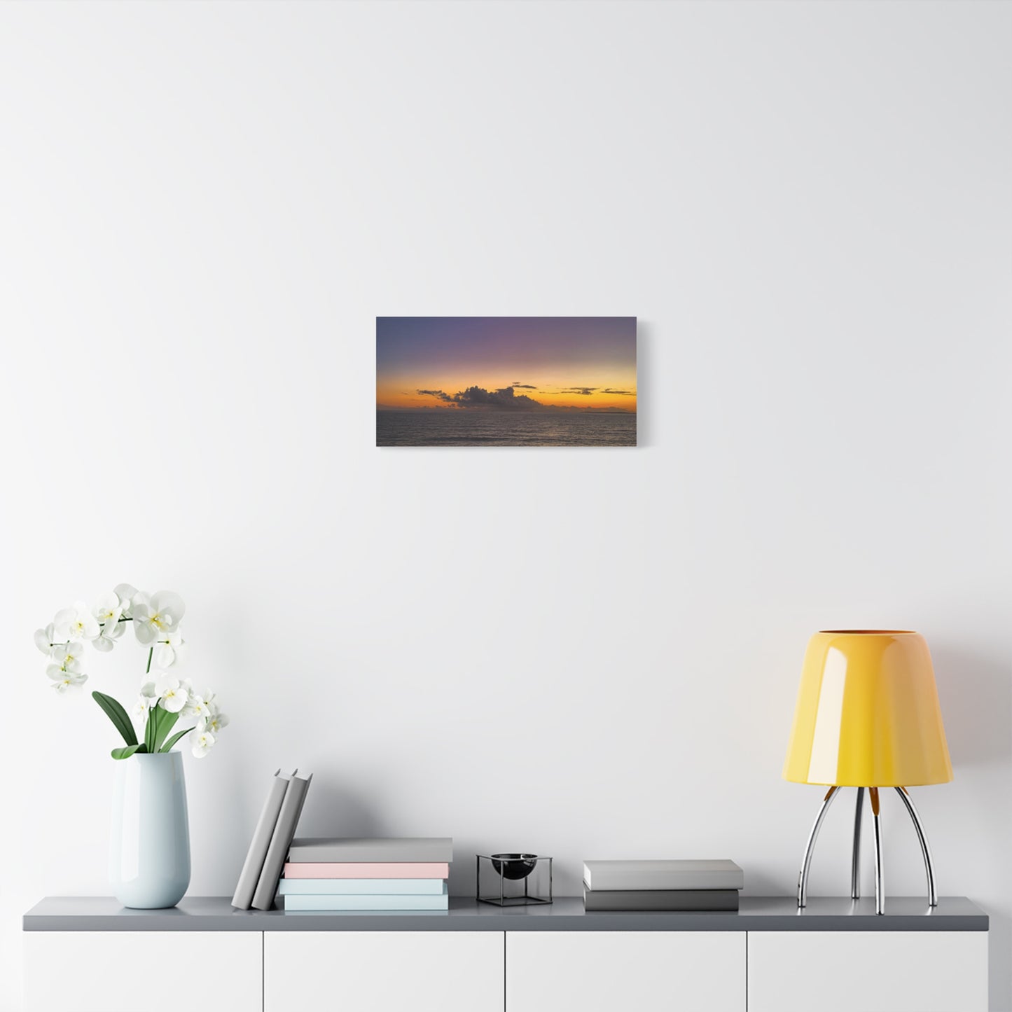 Sunset in Ocean 2 Matte Canvas, Stretched, 1.25"