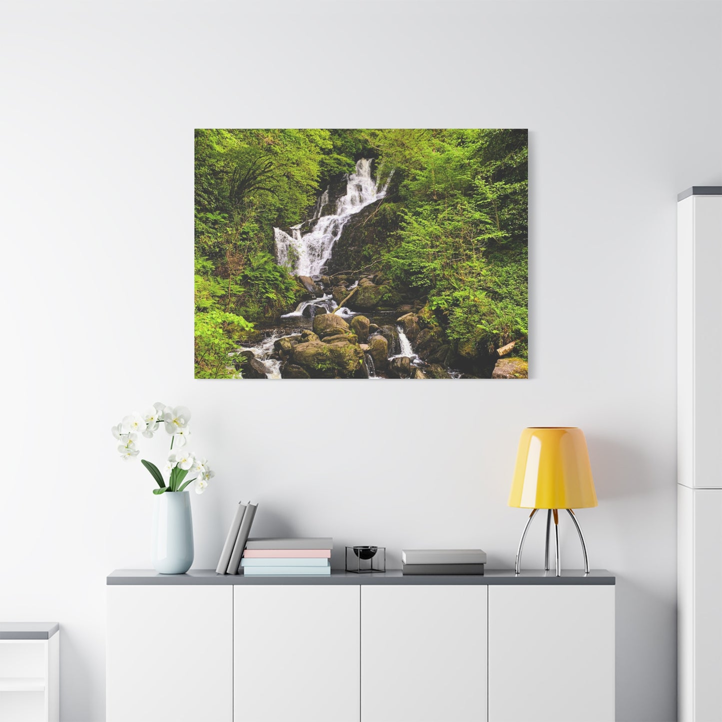 Torc waterfall Matte Canvas, Stretched, 1.25"
