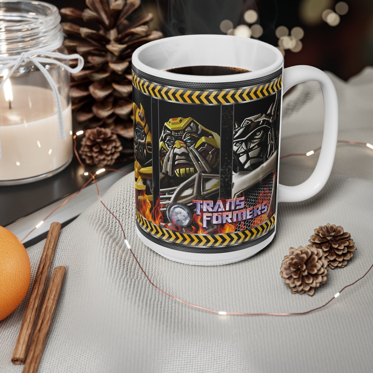 Transformers Action-Themed Ceramic Coffee Cups - 11oz & 15oz