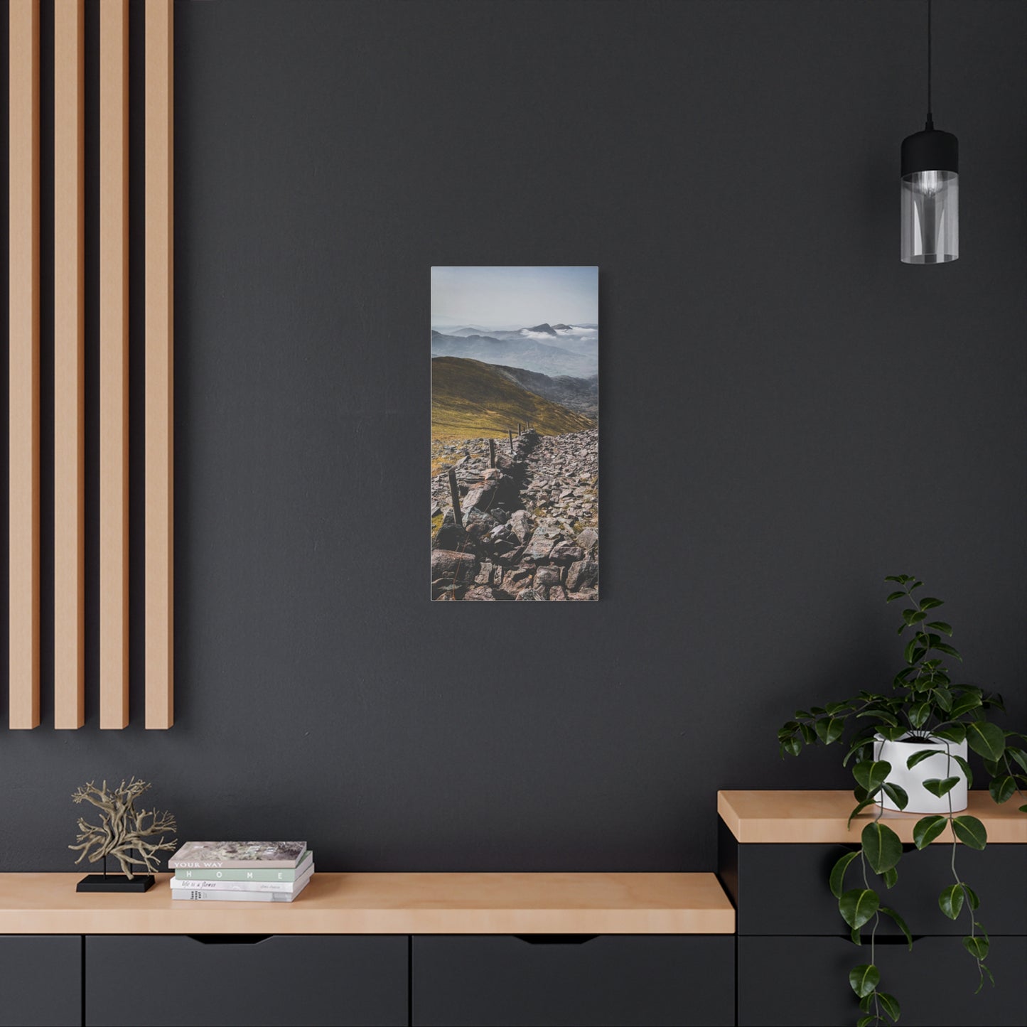 Wall in Mountains Matte Canvas, Stretched, 1.25"