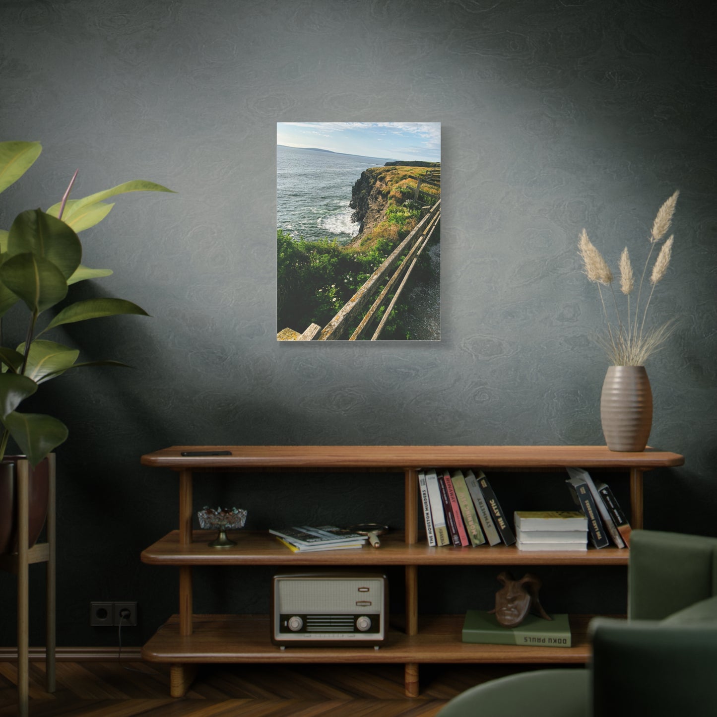 Ballybunion Cliff Walk Matte Canvas, Stretched, 1.25"