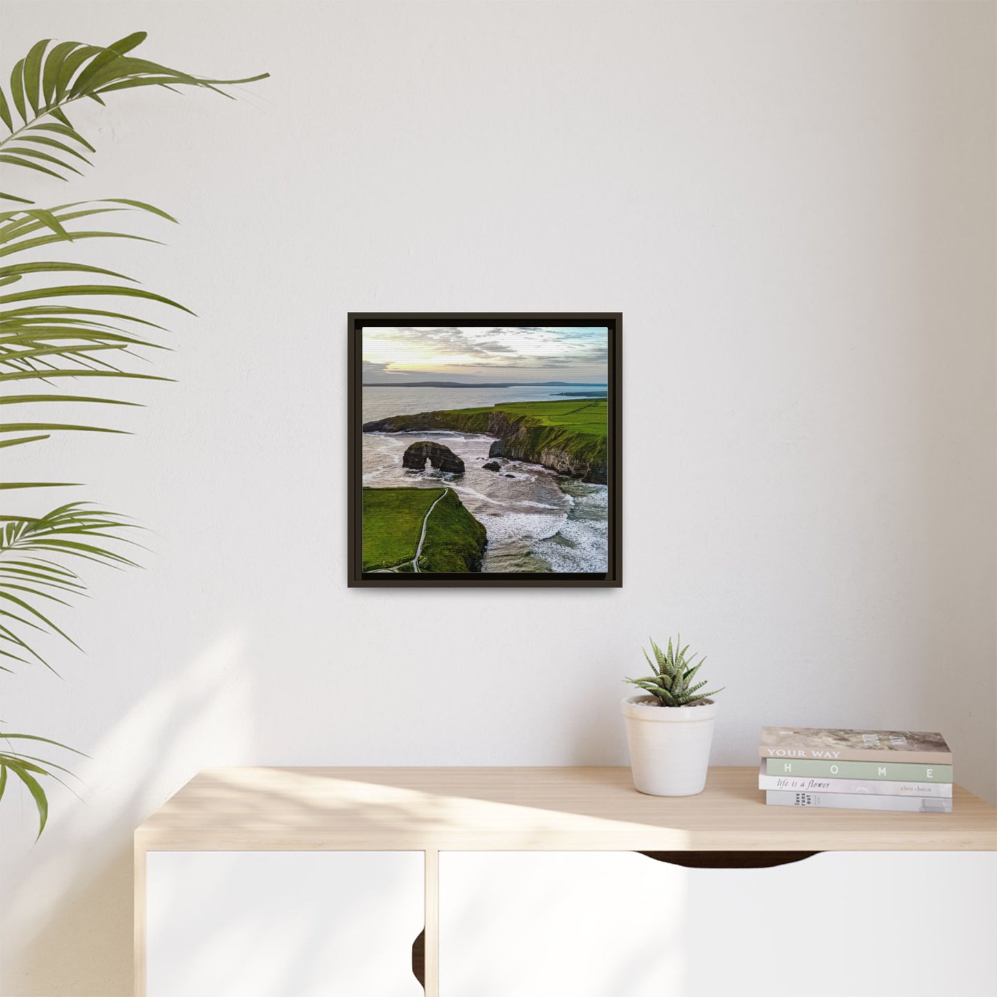 Virgin Rock Matte Canvas, Framed (Multi-color)
