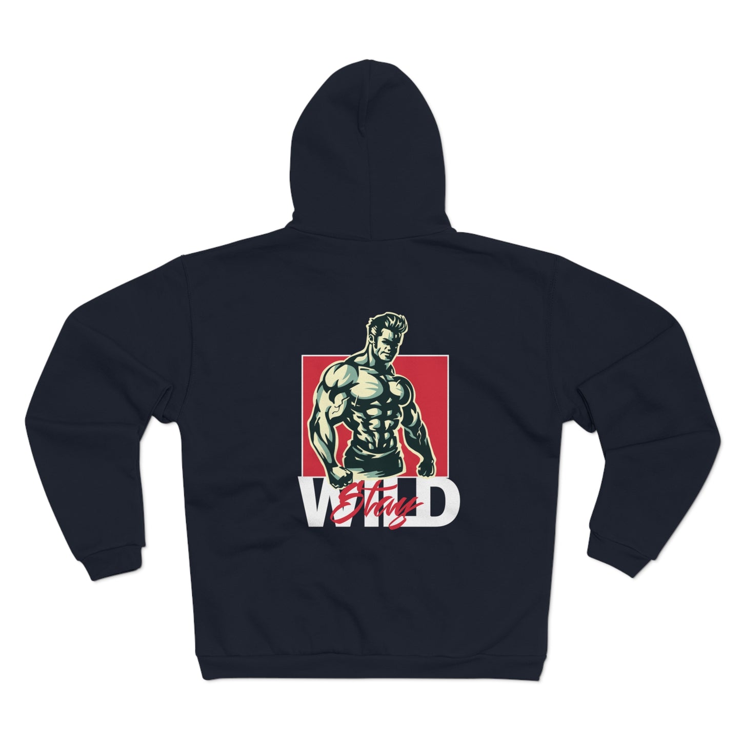Wild and Free Graphic Unisex Hooded Zip Sweatshirt