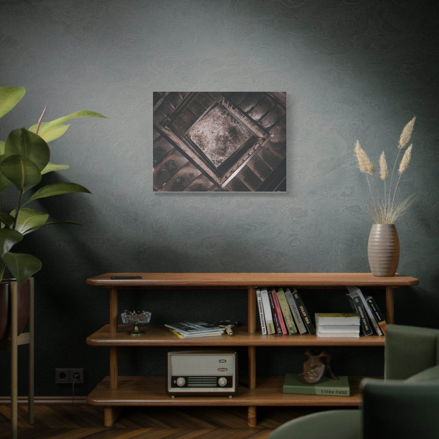 Stairs to Demon World Matte Canvas, Stretched, 1.25"