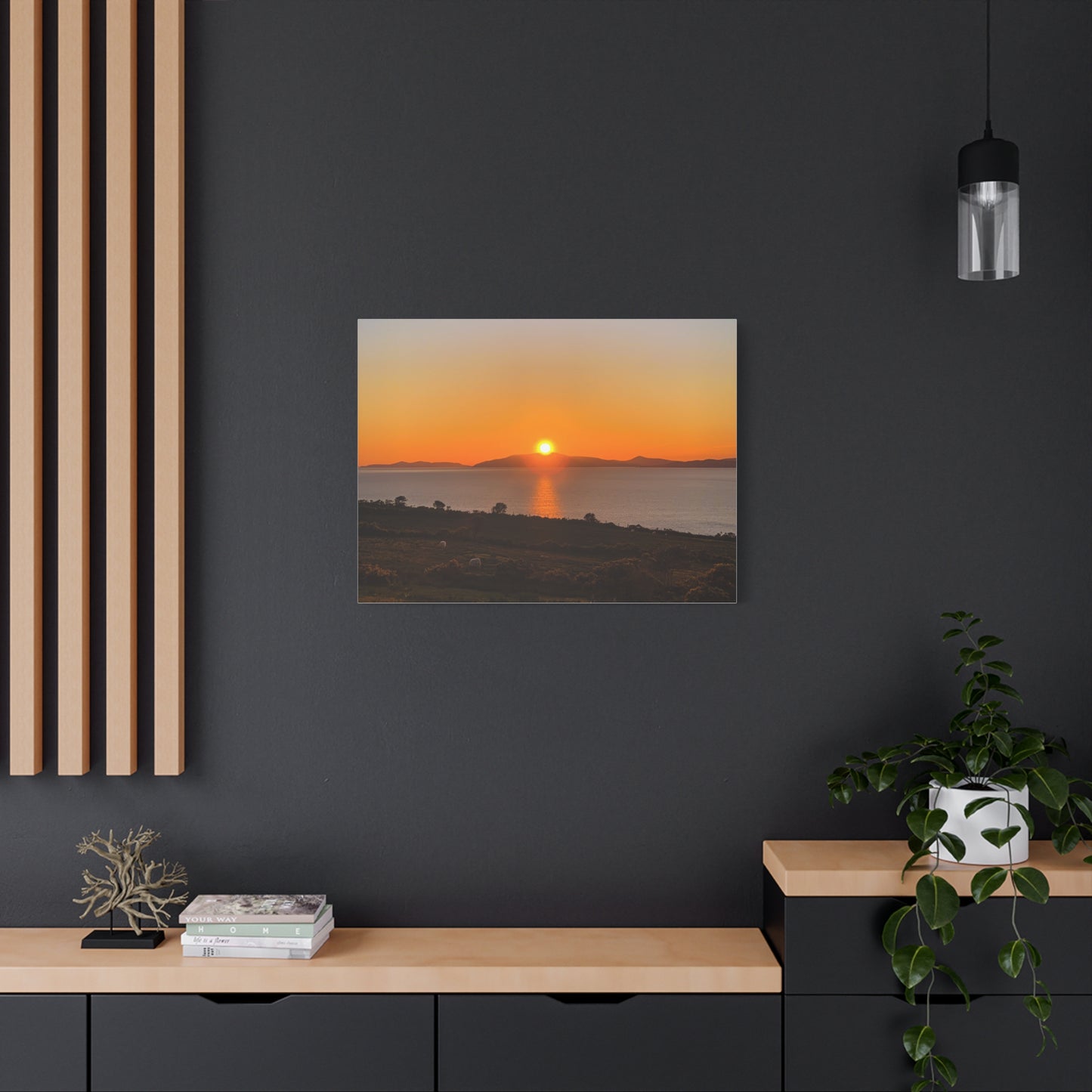 Sunset Ring of Kerry Matte Canvas, Stretched, 1.25"