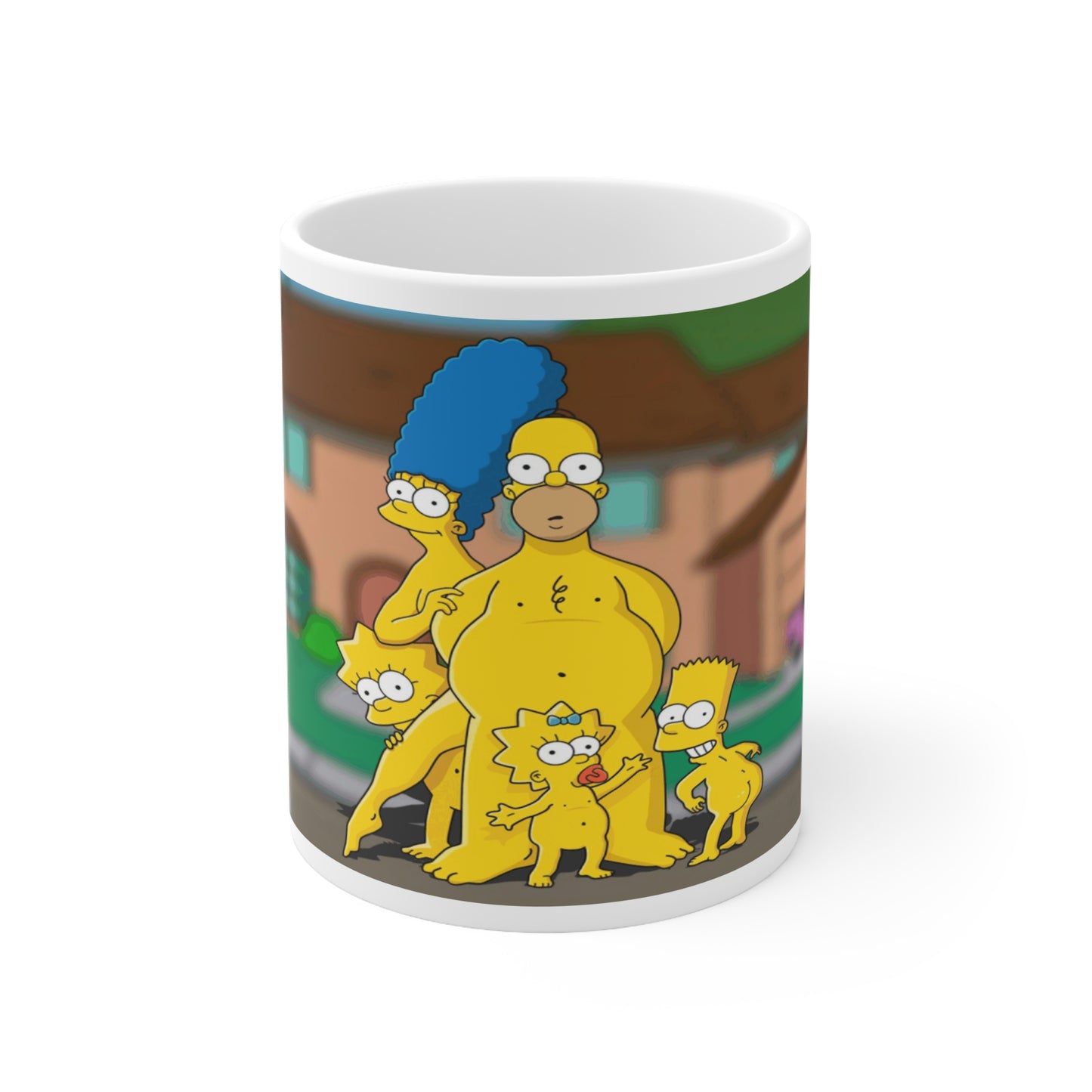 Funny Family Mug - Cartoon Style Coffee Cups, 11oz & 15oz - Unique Gift for Fans