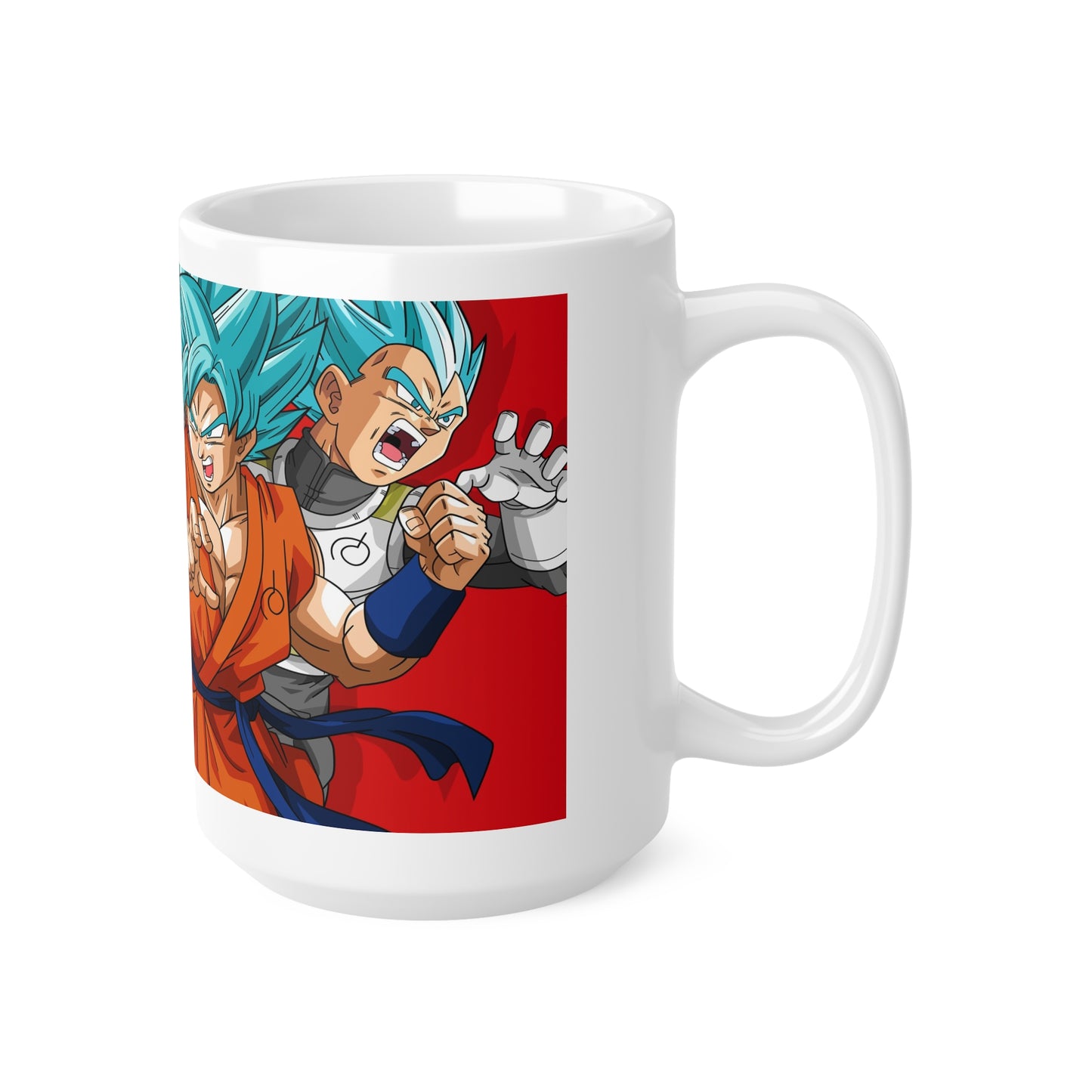 Dragon Ball Z Ceramic Coffee Mug - Anime Character Design, Perfect Gift for Fans