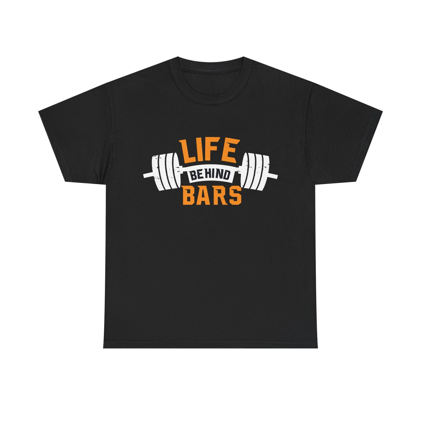 Life Behind Bars Unisex Heavy Cotton Tee - Perfect Gift for Fitness Enthusiasts