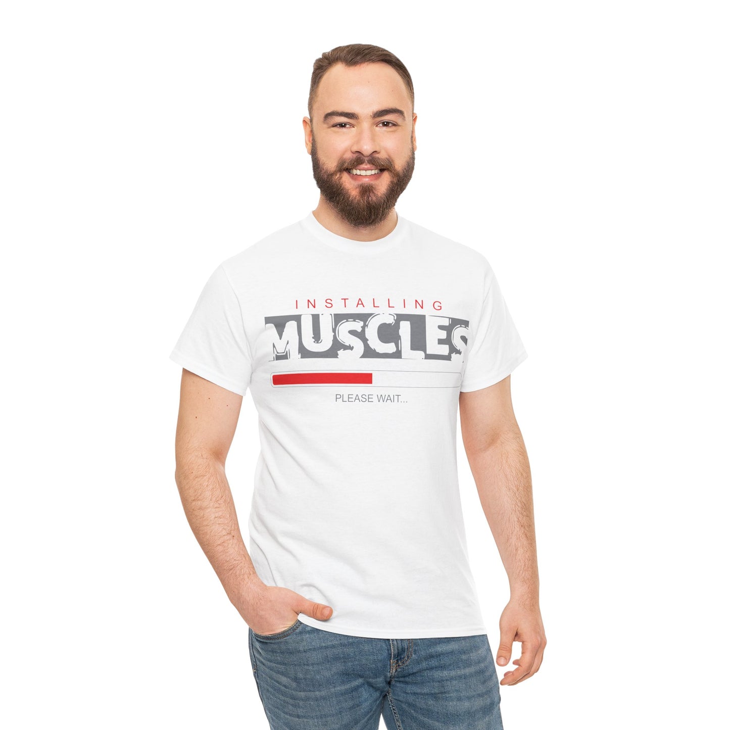 Muscles Unisex Heavy Cotton Tee