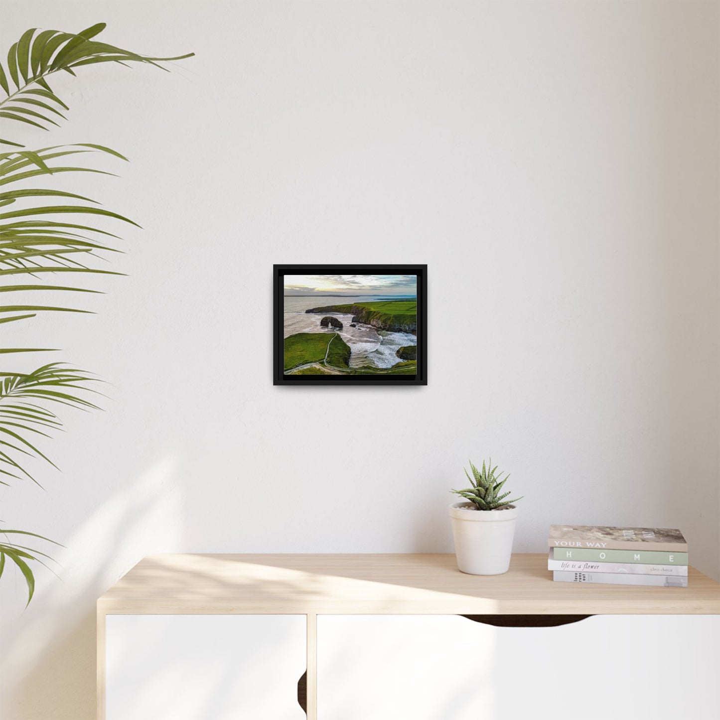 Virgin Rock Matte Canvas, Framed (Multi-color)