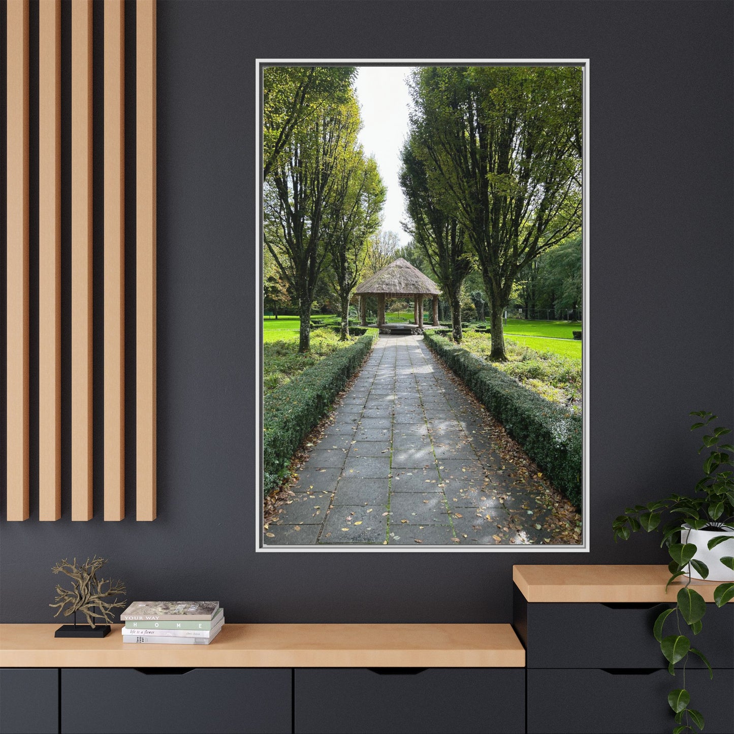 Adare Matte Canvas, Framed (Multi-color)