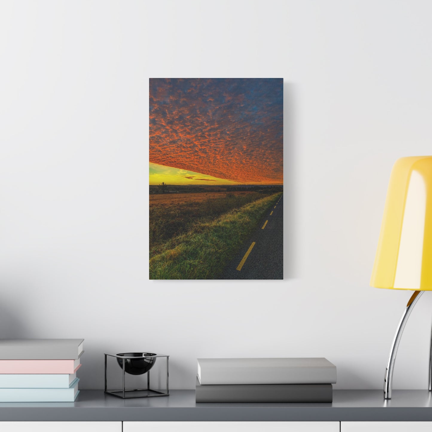 Cloudy Sunset Matte Canvas, Stretched, 1.25"
