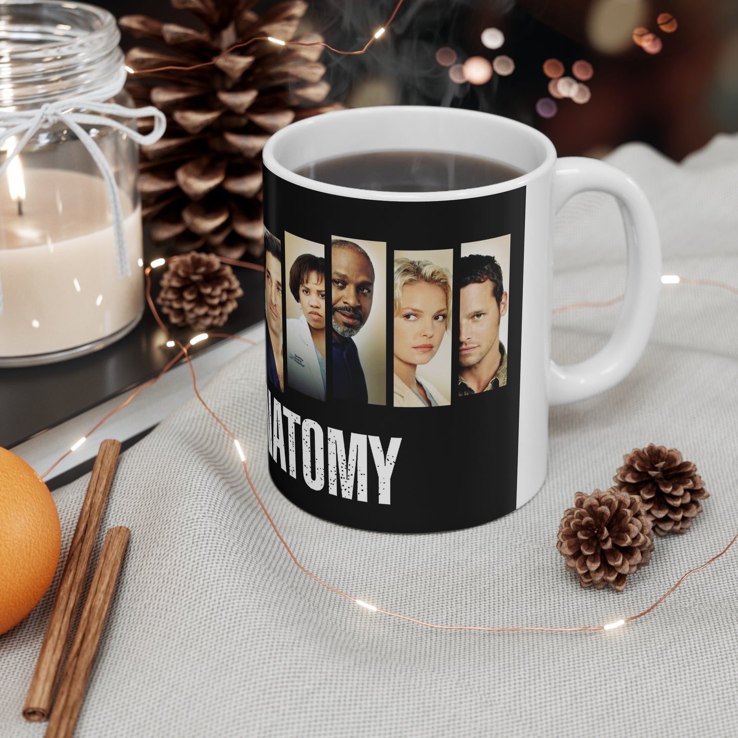 Grey's Anatomy Ceramic Coffee Mug - 11oz & 15oz - Perfect Gift for Fans!