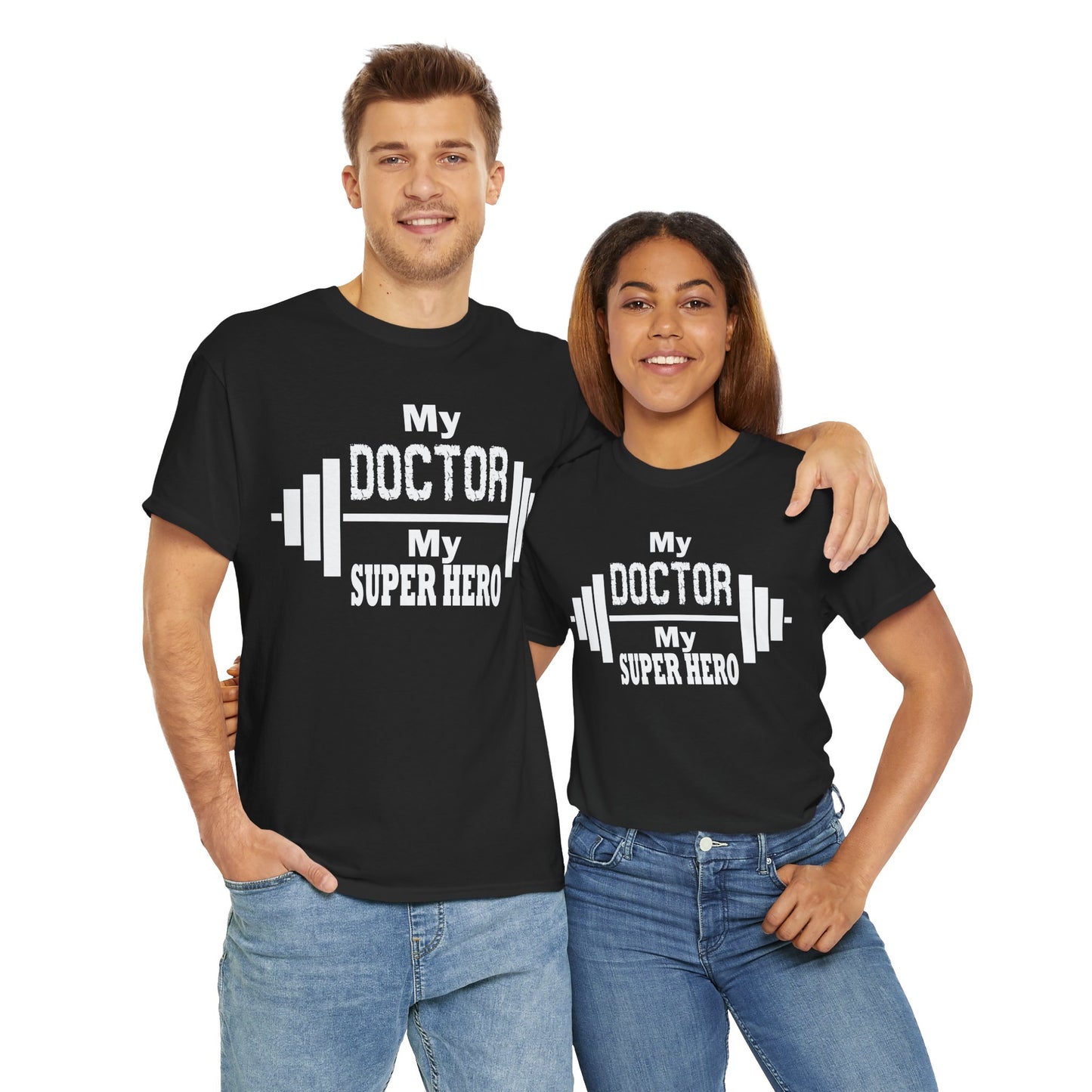 Funny Doctor Super Hero Unisex Heavy Cotton Tee