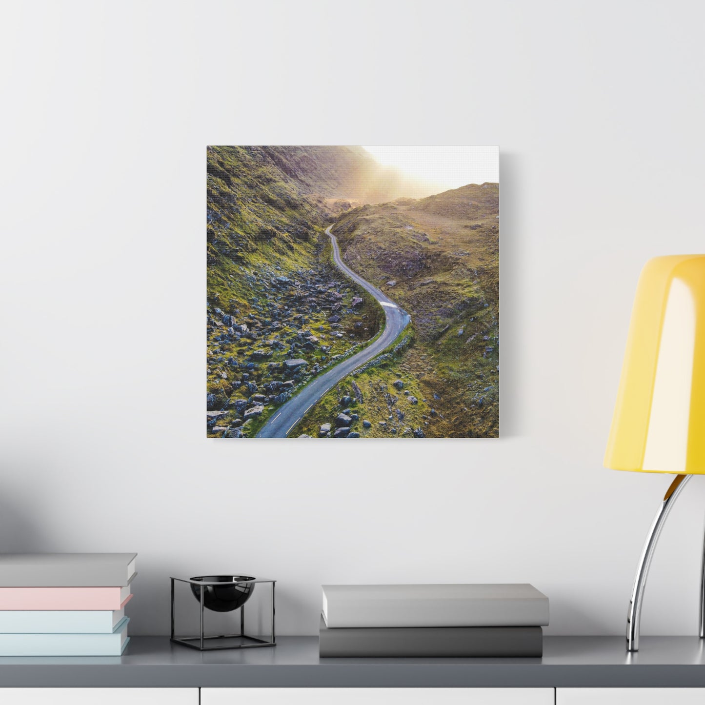 Valley Road Matte Canvas, Stretched, 1.25"