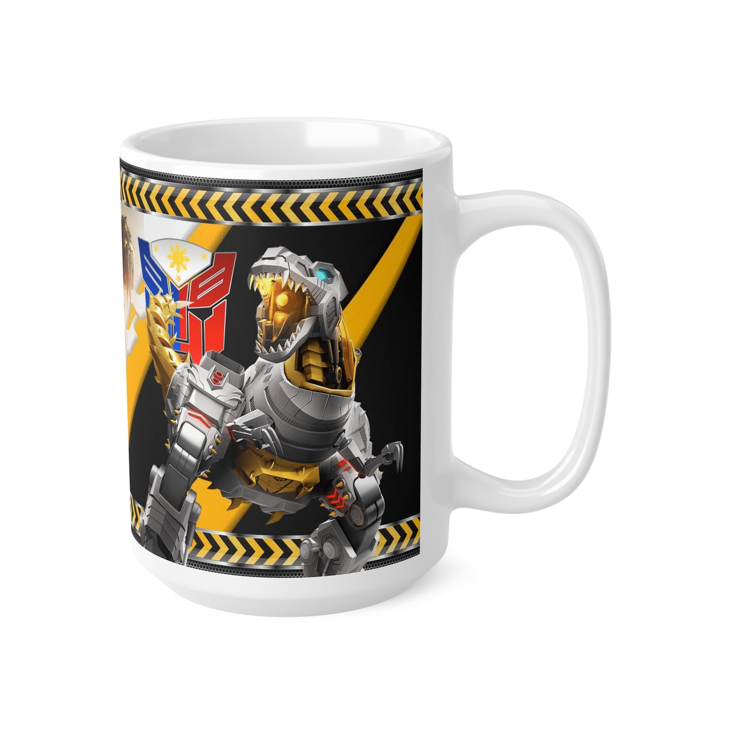 Transformers Ceramic Coffee Mug - 11oz & 15oz - Perfect Gift for Fans!