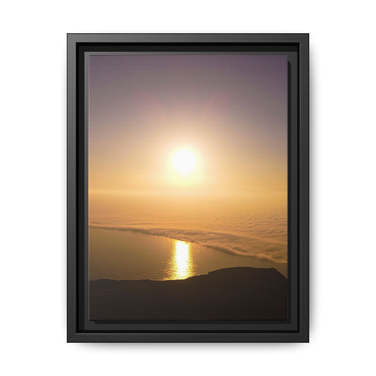 Sunset on Mount Brandon Matte Canvas, Framed (Multi-color)
