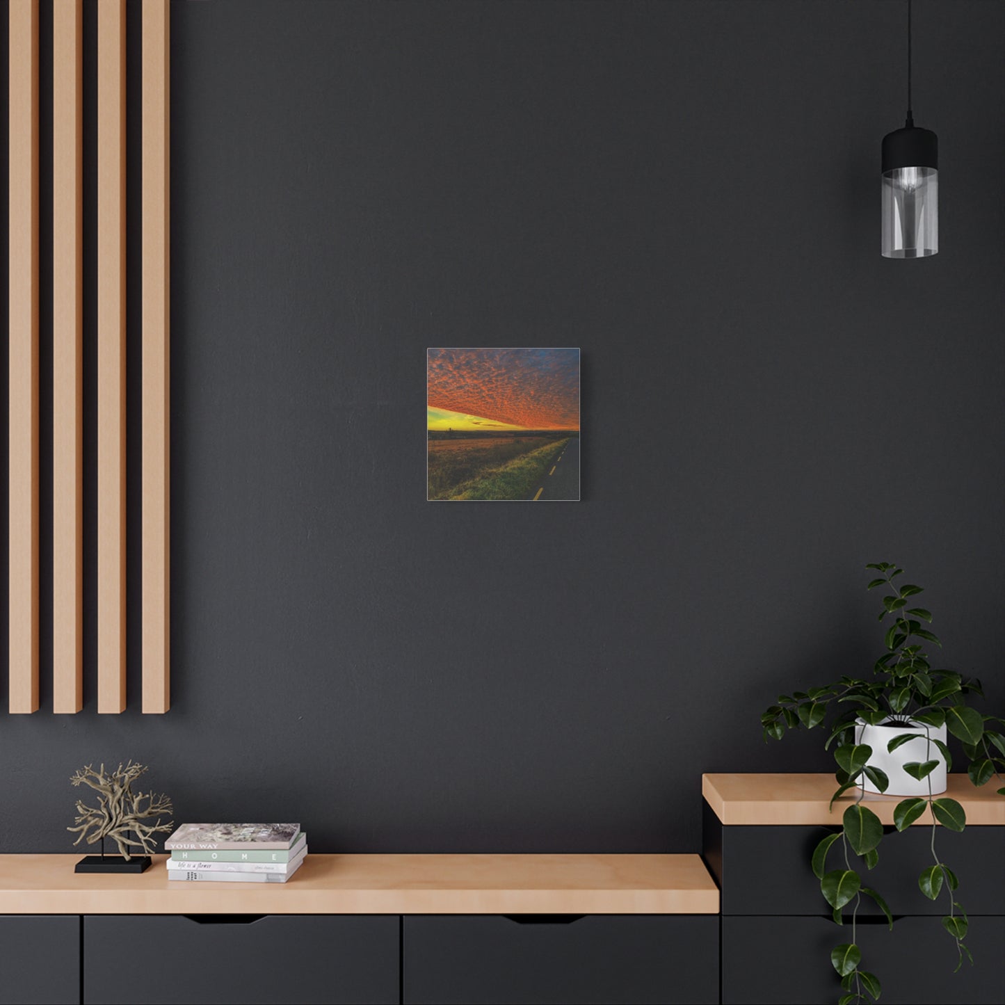 Cloudy Sunset Matte Canvas, Stretched, 1.25"