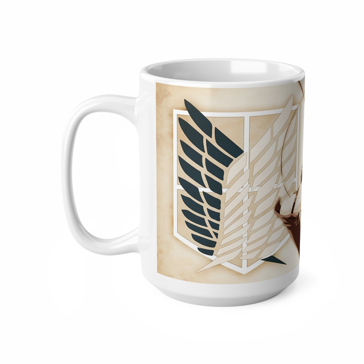 Anime-Inspired Ceramic Coffee Cup - 11oz & 15oz - Perfect for Fans of Adventure