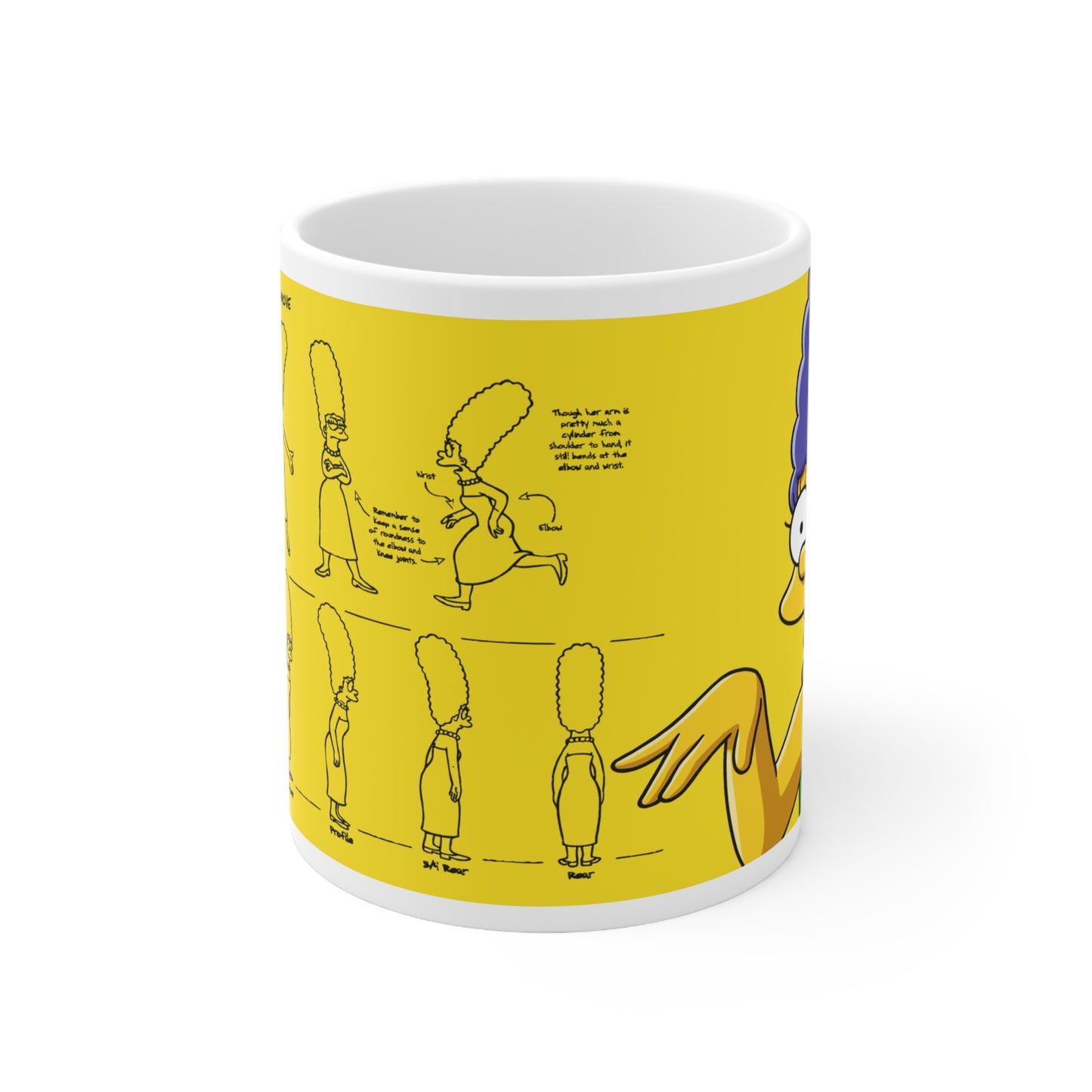 Marge Funny Family Ceramic Coffee Cup – Funny Gifts for Fans, 11oz & 15oz