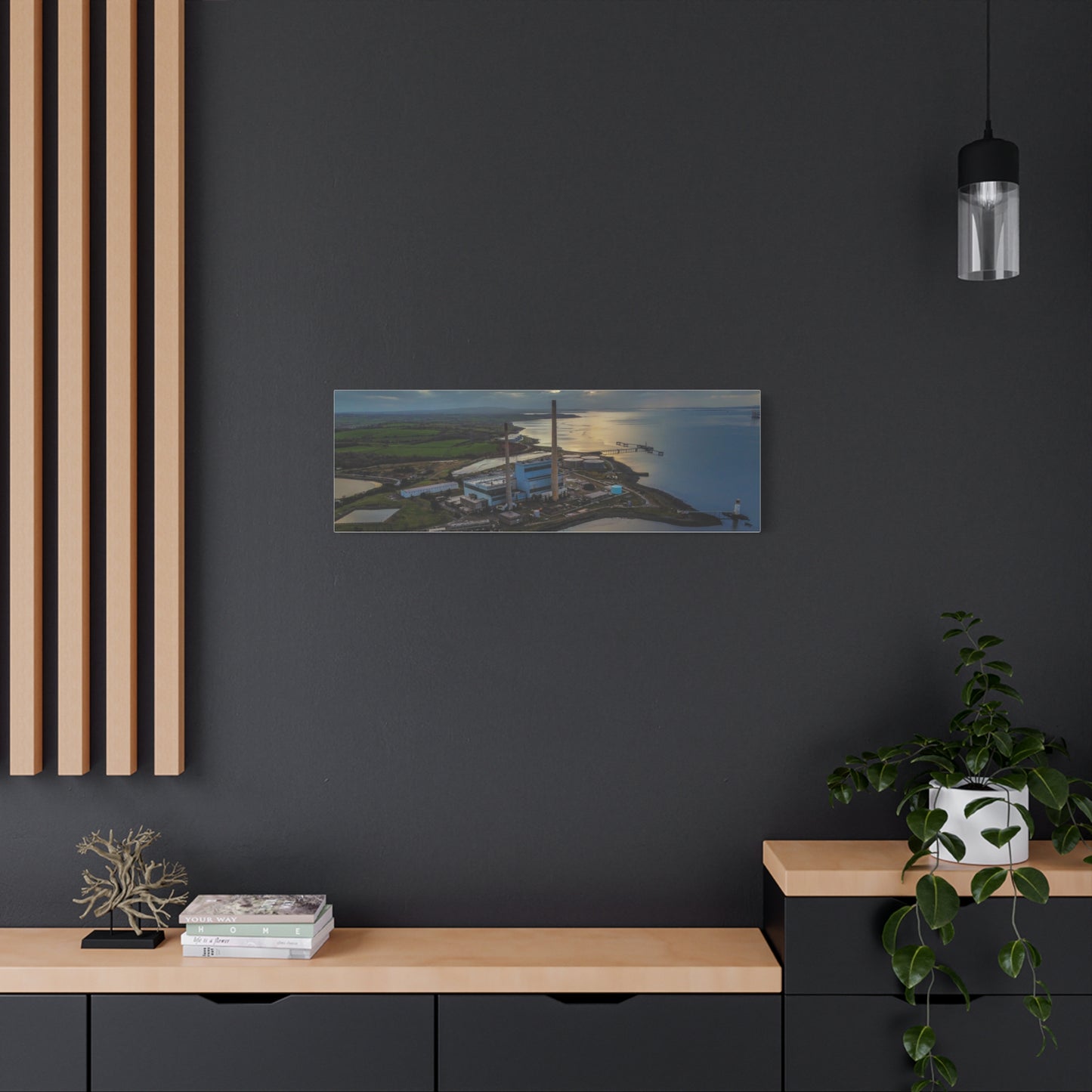 Tarbert Power Station Matte Canvas, Stretched, 1.25"
