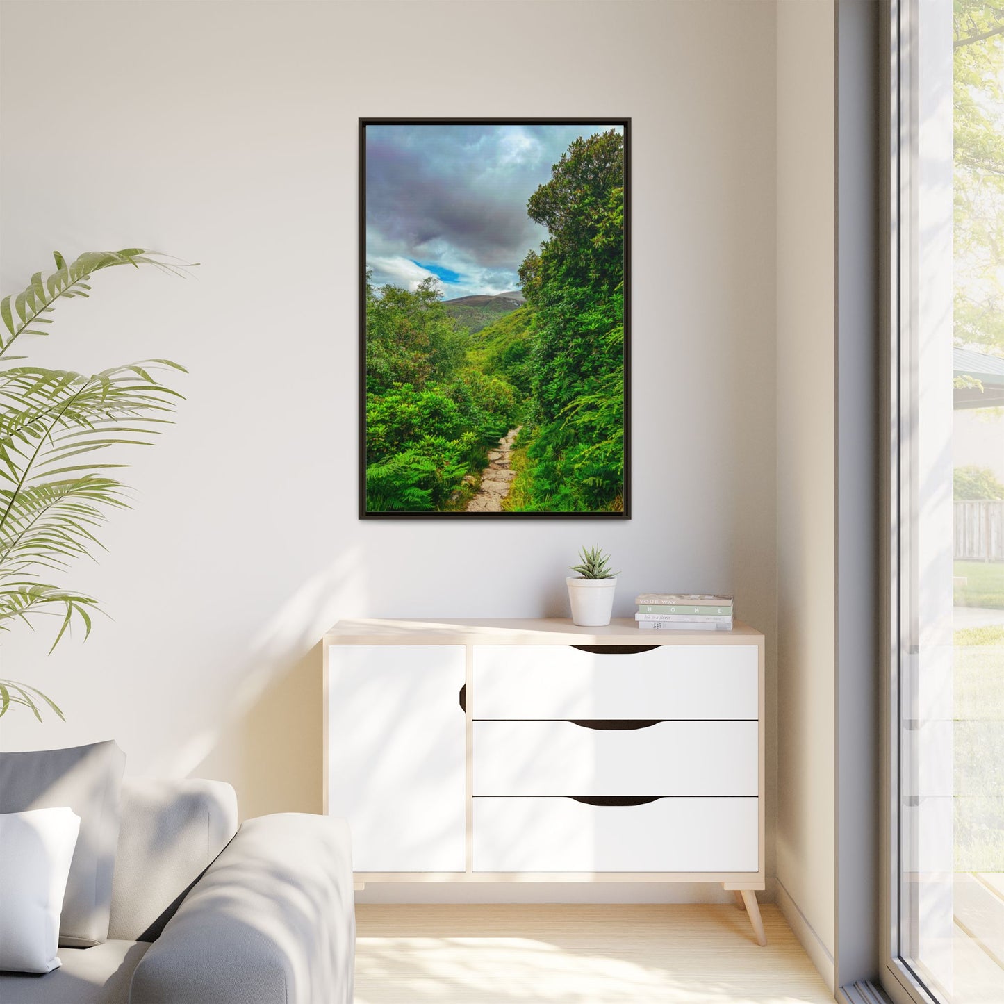 Torc Trail Matte Canvas, Framed (Multi-color)
