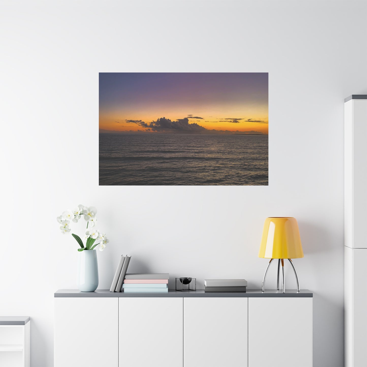 Sunset in Ocean 2 Matte Canvas, Stretched, 1.25"