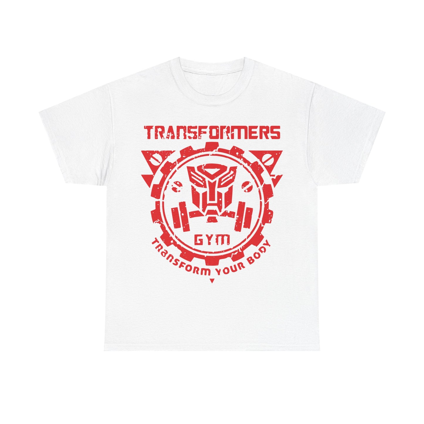 Transformers Gym Unisex Heavy Cotton Tee - Transform Your Body
