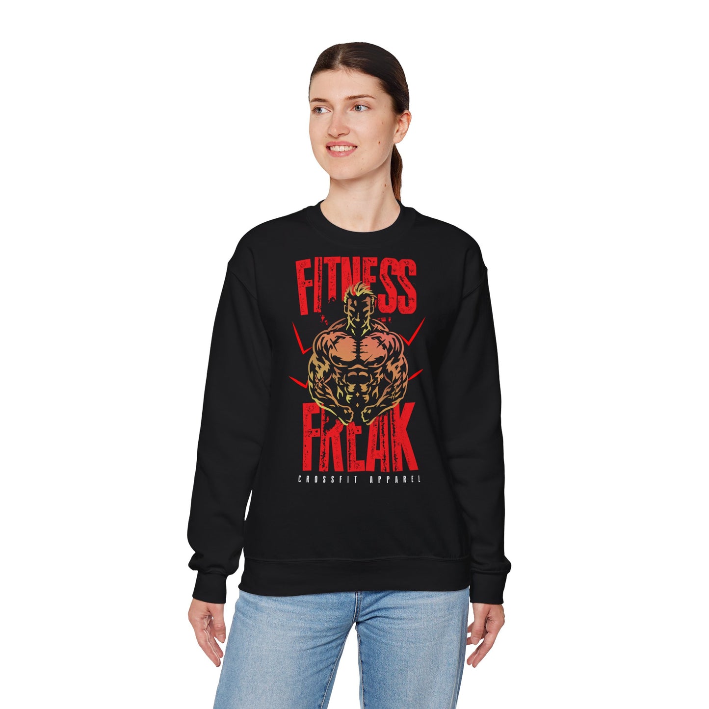 Fitness Freak Unisex Heavy Blend™ Crewneck Sweatshirt - Perfect Crossfit Apparel